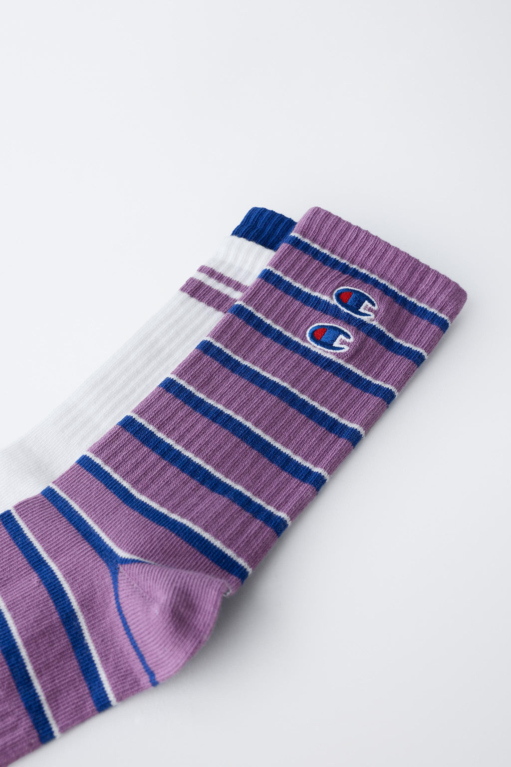 CHAMPION ® X ZARA STRIPED LONG SOCKS  фото 2