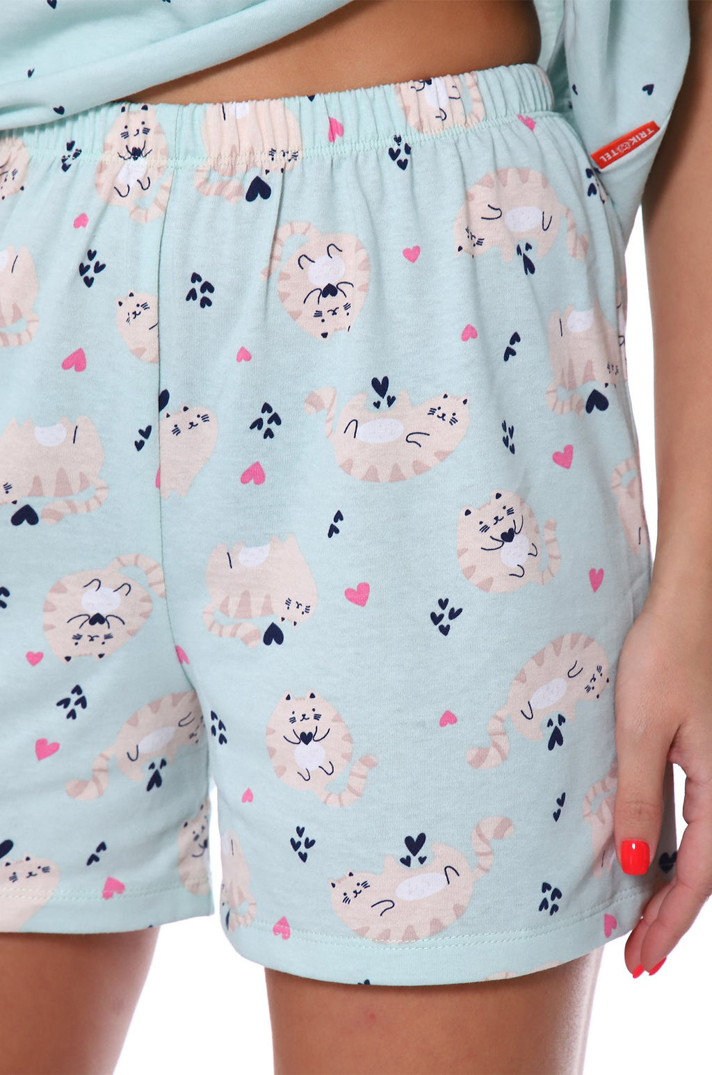 Женская хлопковая пижама с шортами Trikotel  фото 6