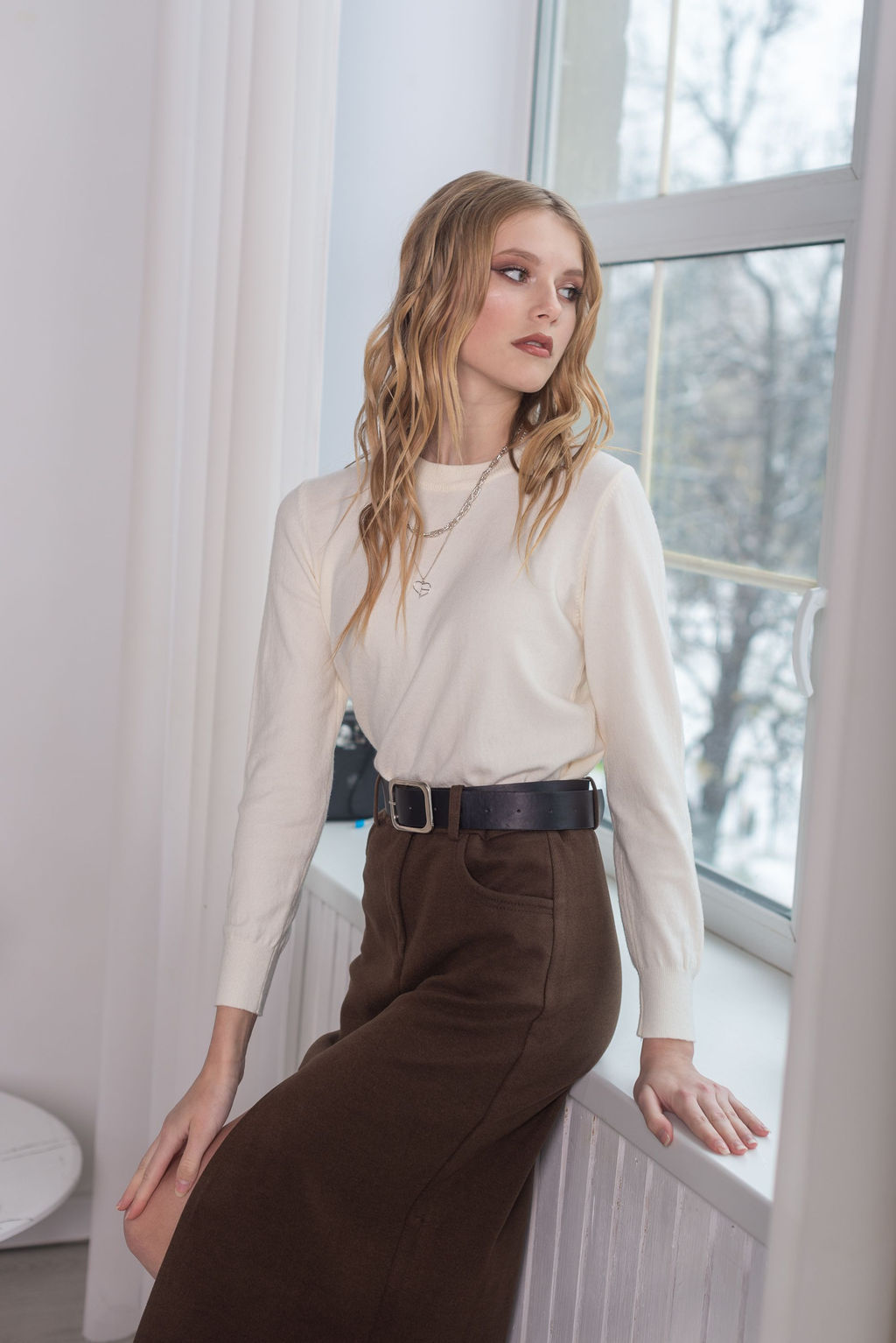 Юбка Азалия (коричневый) - Nadi bordo фото 3