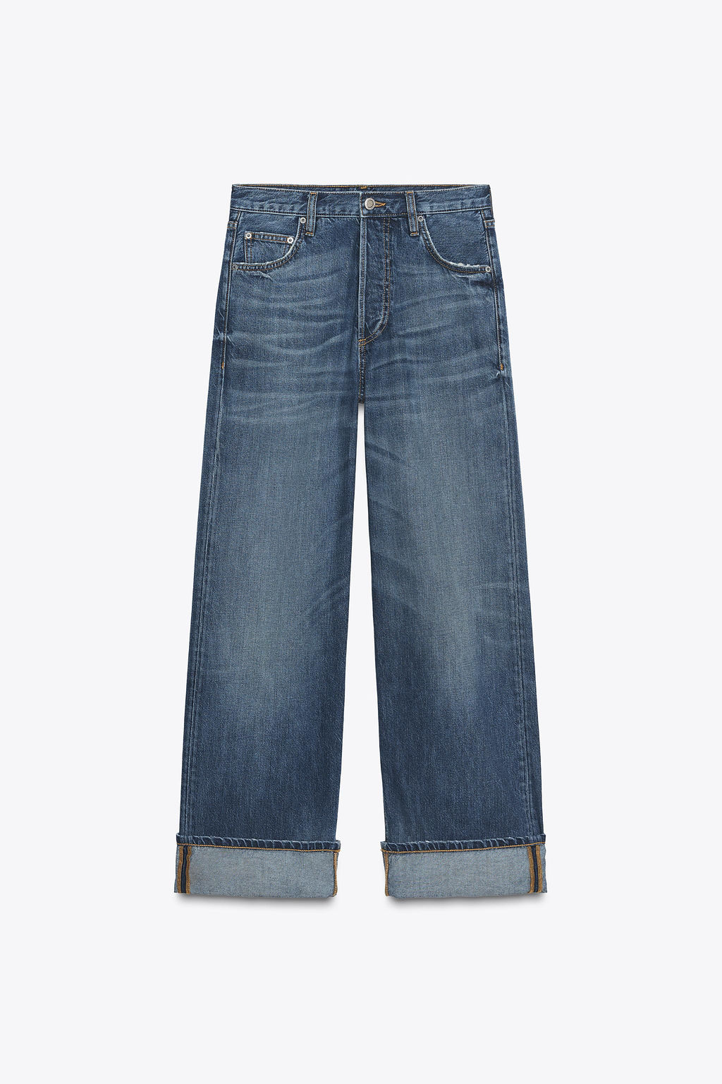 ZW COLLECTION BAGGY LOW-RISE JEANS - Zara фото 7