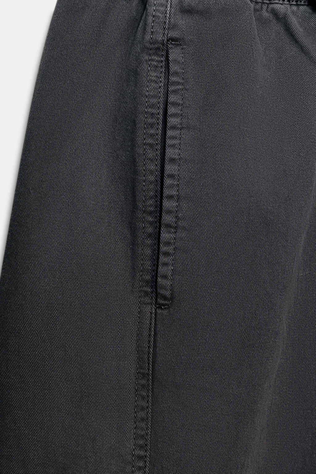 PANTAL?N CINTURA EL?STICA / Gris antracita - Zara фото 10