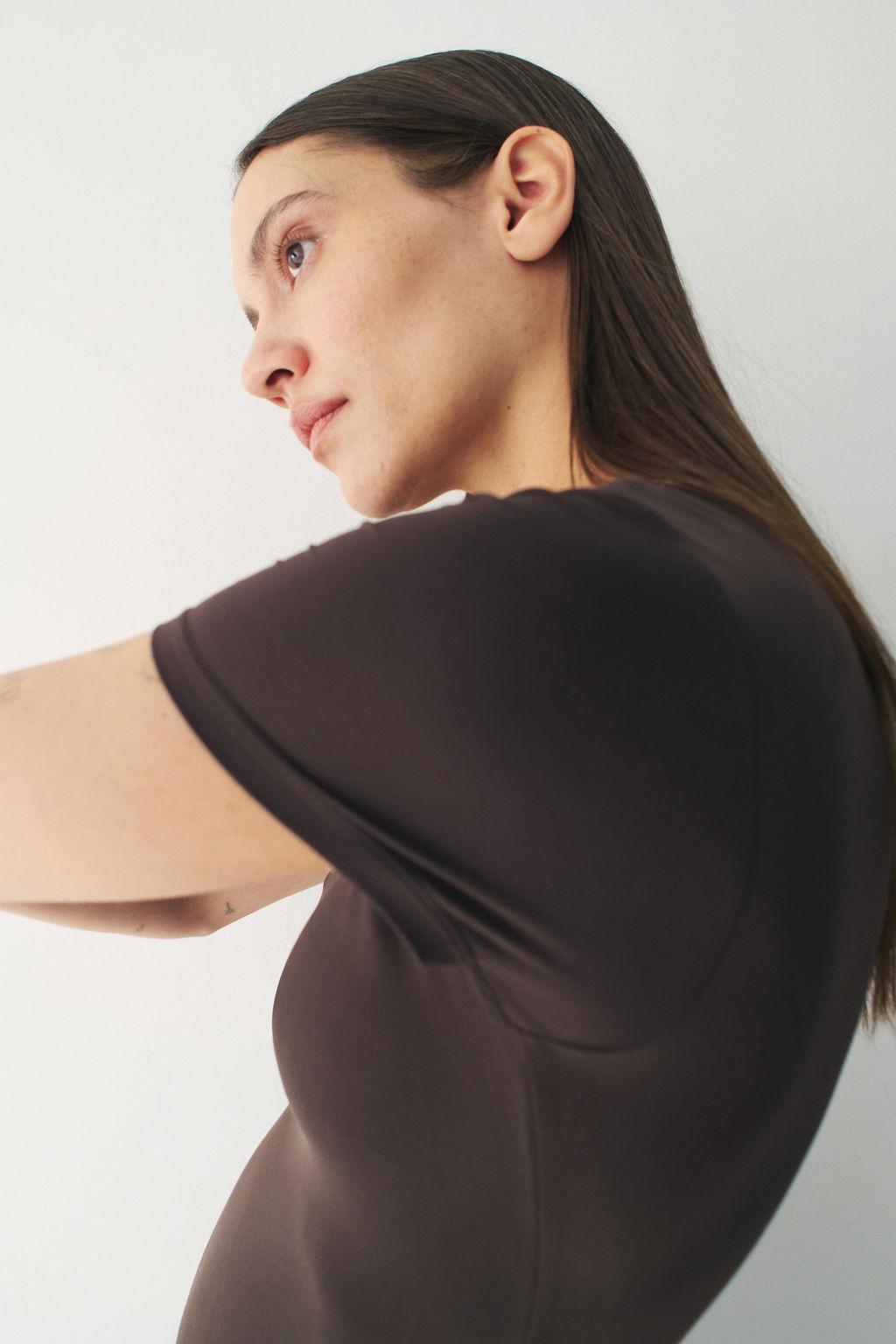 Body tanga de manga corta Sculpting - H&m фото 7