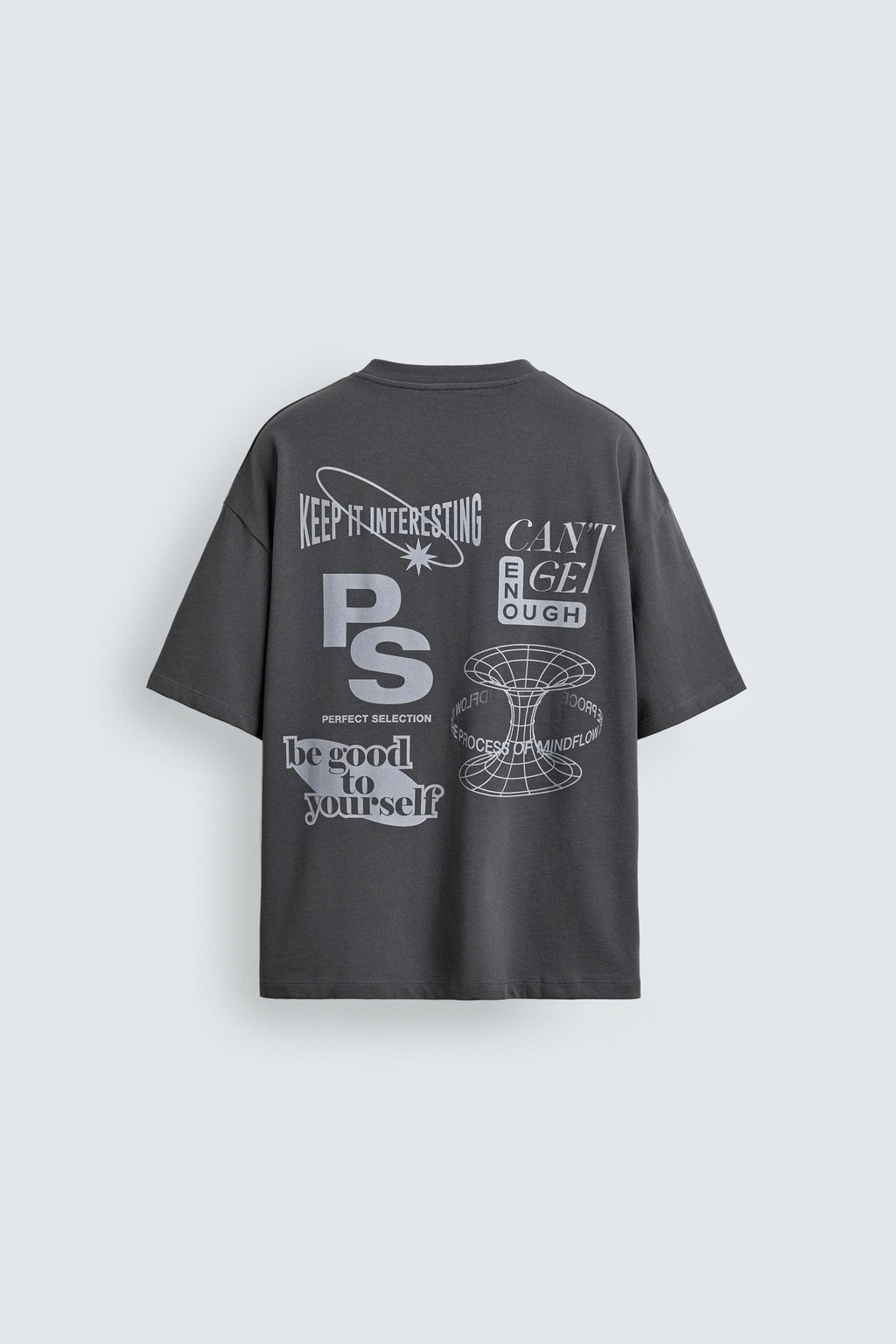 CONTRAST PRINT T-SHIRT - Zara фото 18