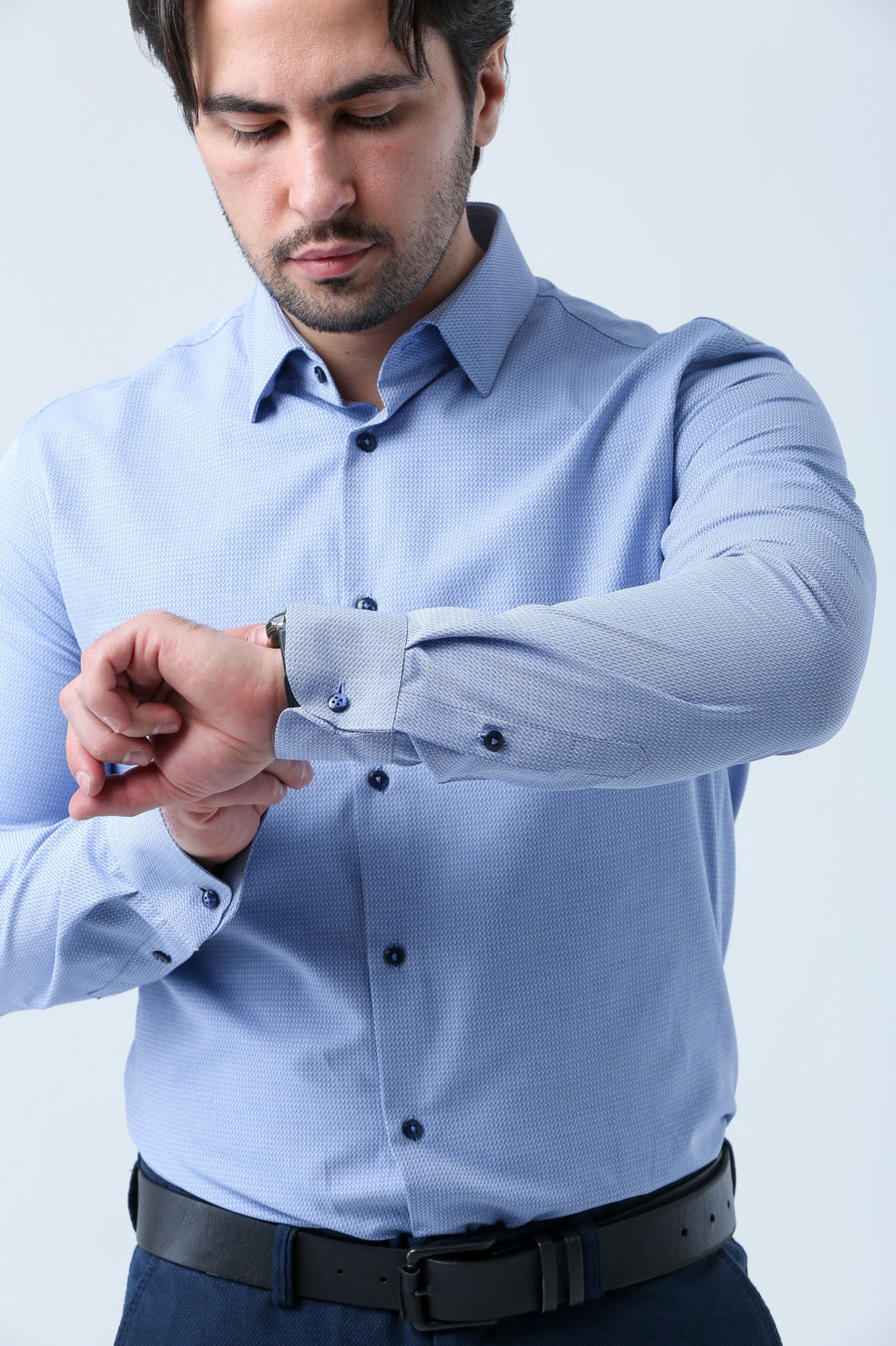 Рубашка 21.1-Б-06 - Nicolo angi фото 3