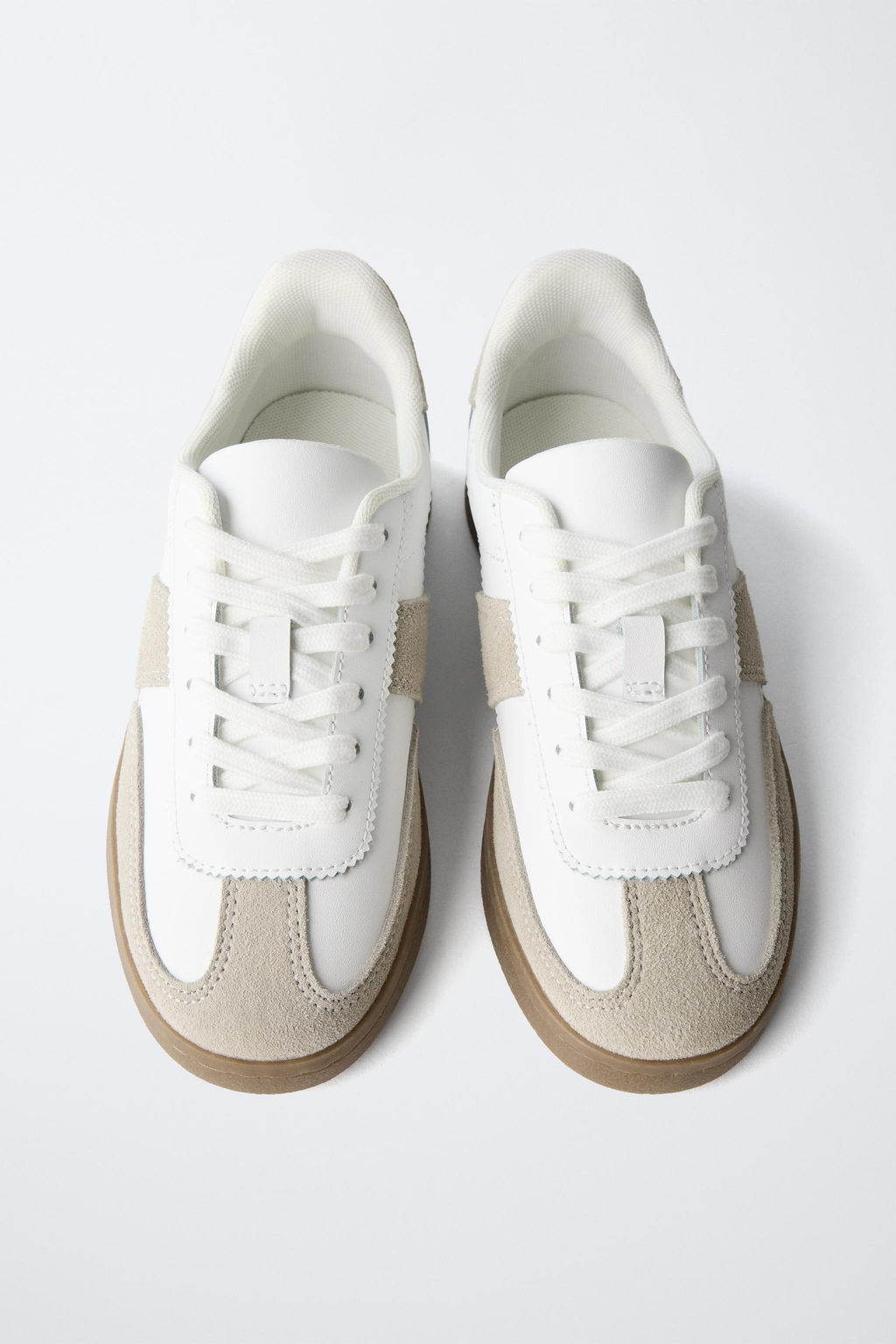 LEATHER PLIMSOLLS - Zara фото 5