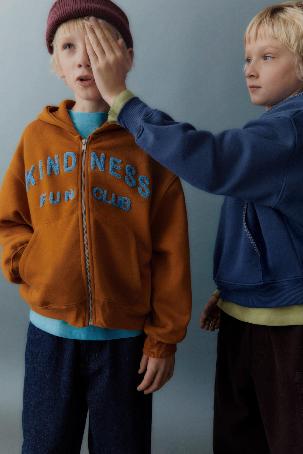 TOPSTITCHED HOODIE - Zara фото 6