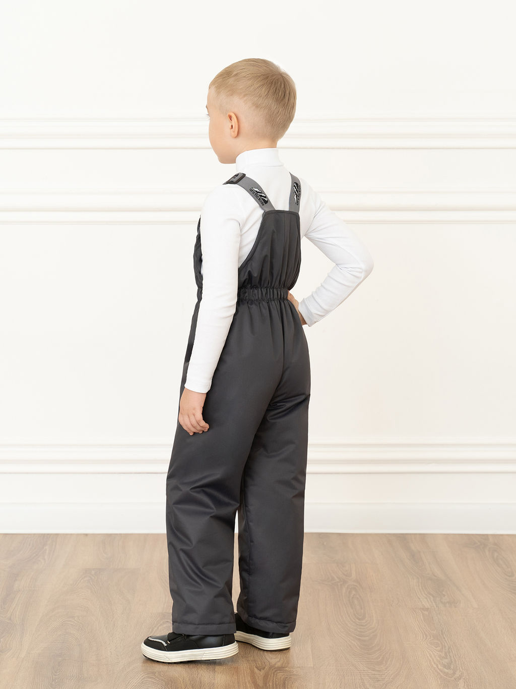 Полукомбинезон детский серый 60-013 (146, 72)