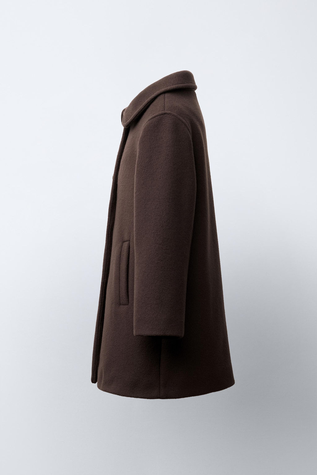 LONG WOOL AND CASHMERE COAT - Zara фото 3