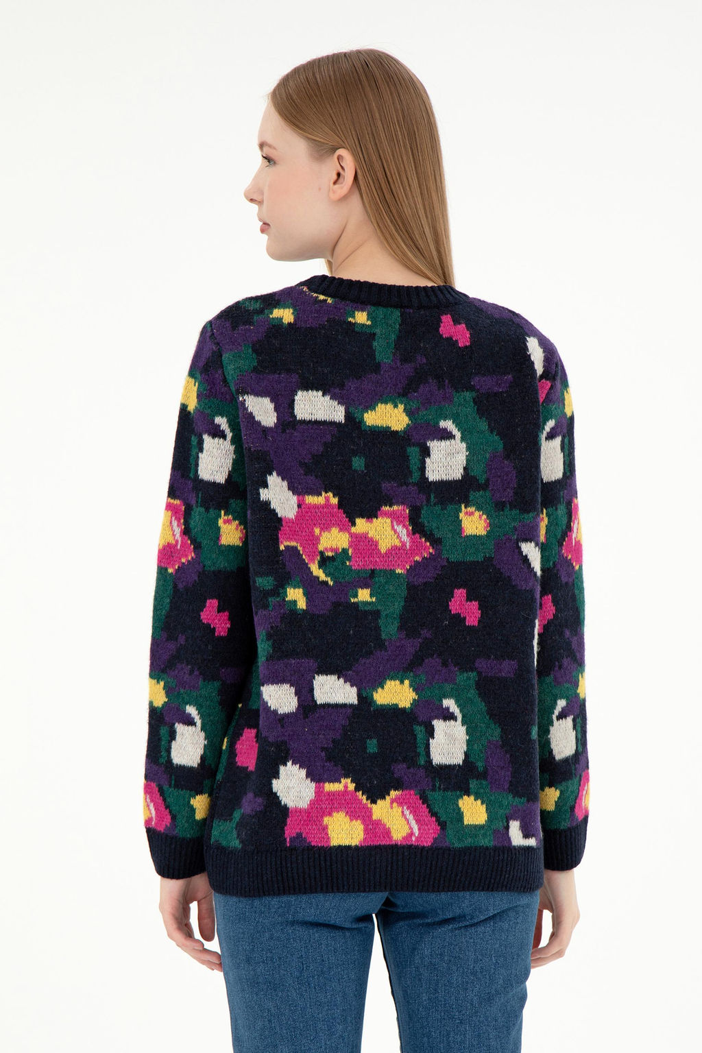 Женский темно-синий свитер Неожиданная скидка в корзине - U.s. polo assn фото 5