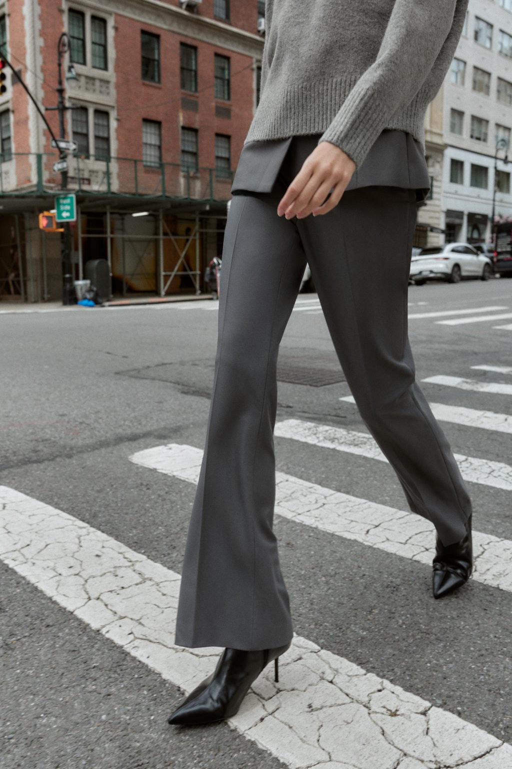 FLARE TROUSERS WITH VENTS - Zara фото 3