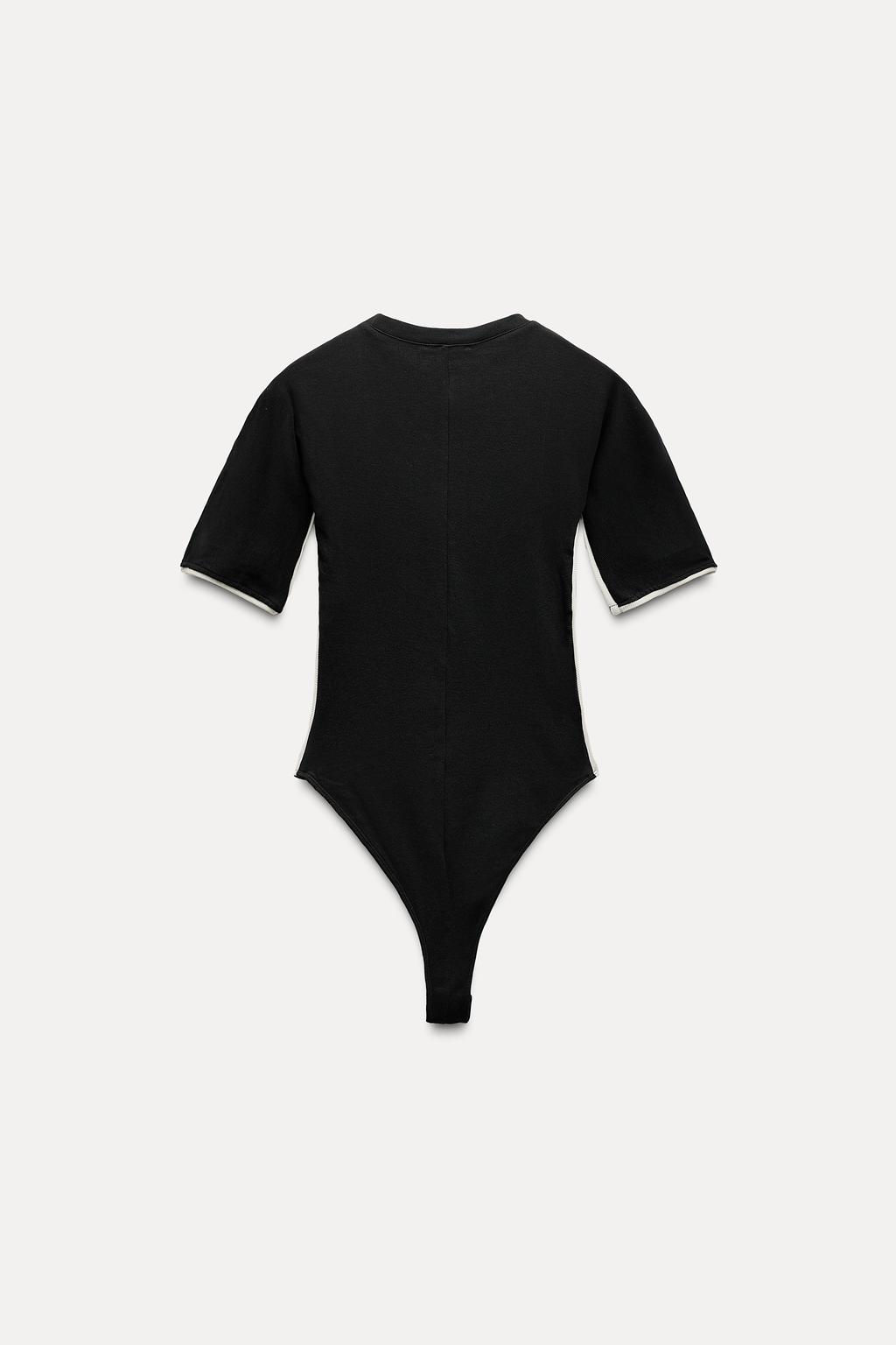 BODYSUIT WITH TRIM DETAIL - Zara фото 13