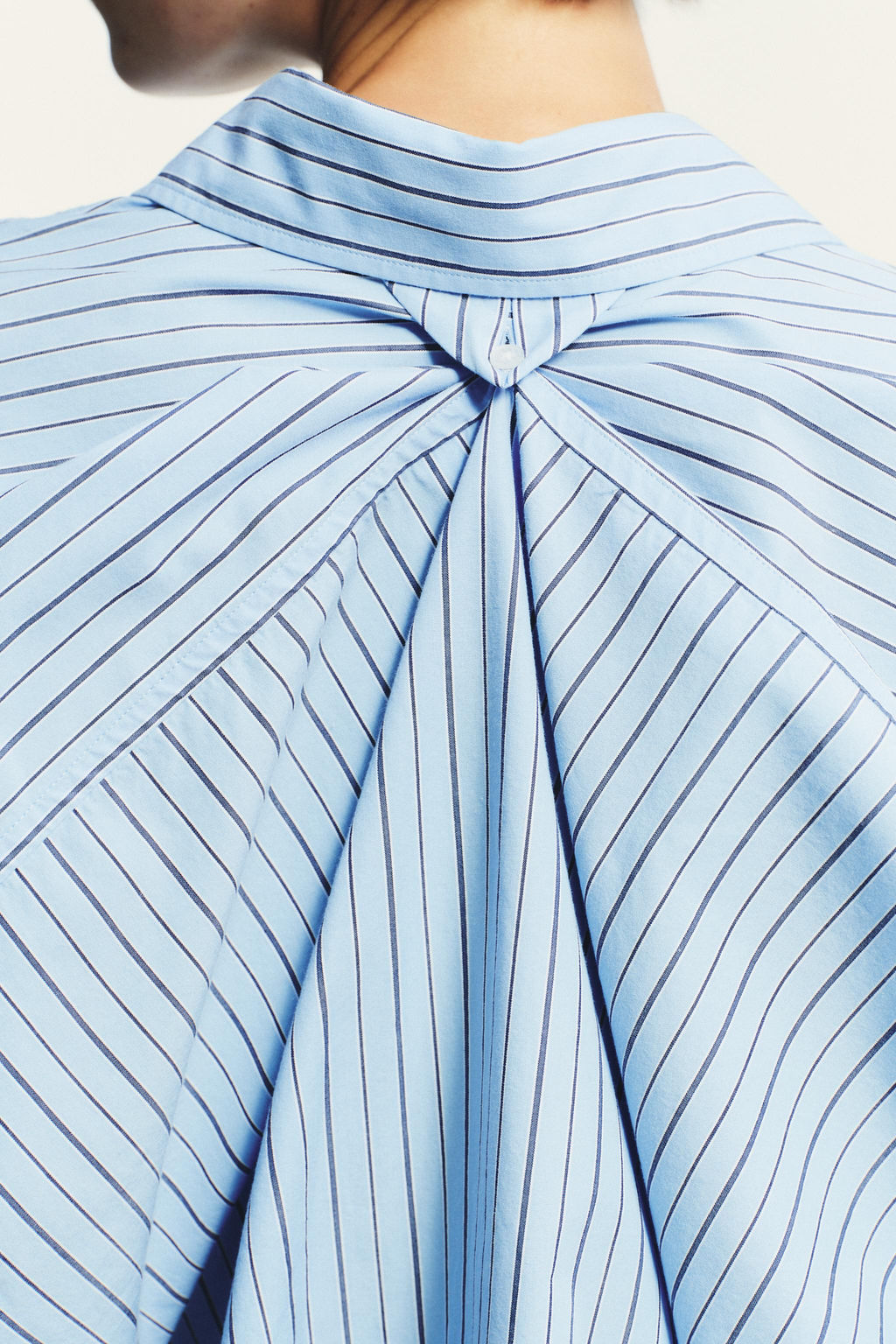 OVERSIZE STRIPED POPLIN SHIRT - Zara фото 17