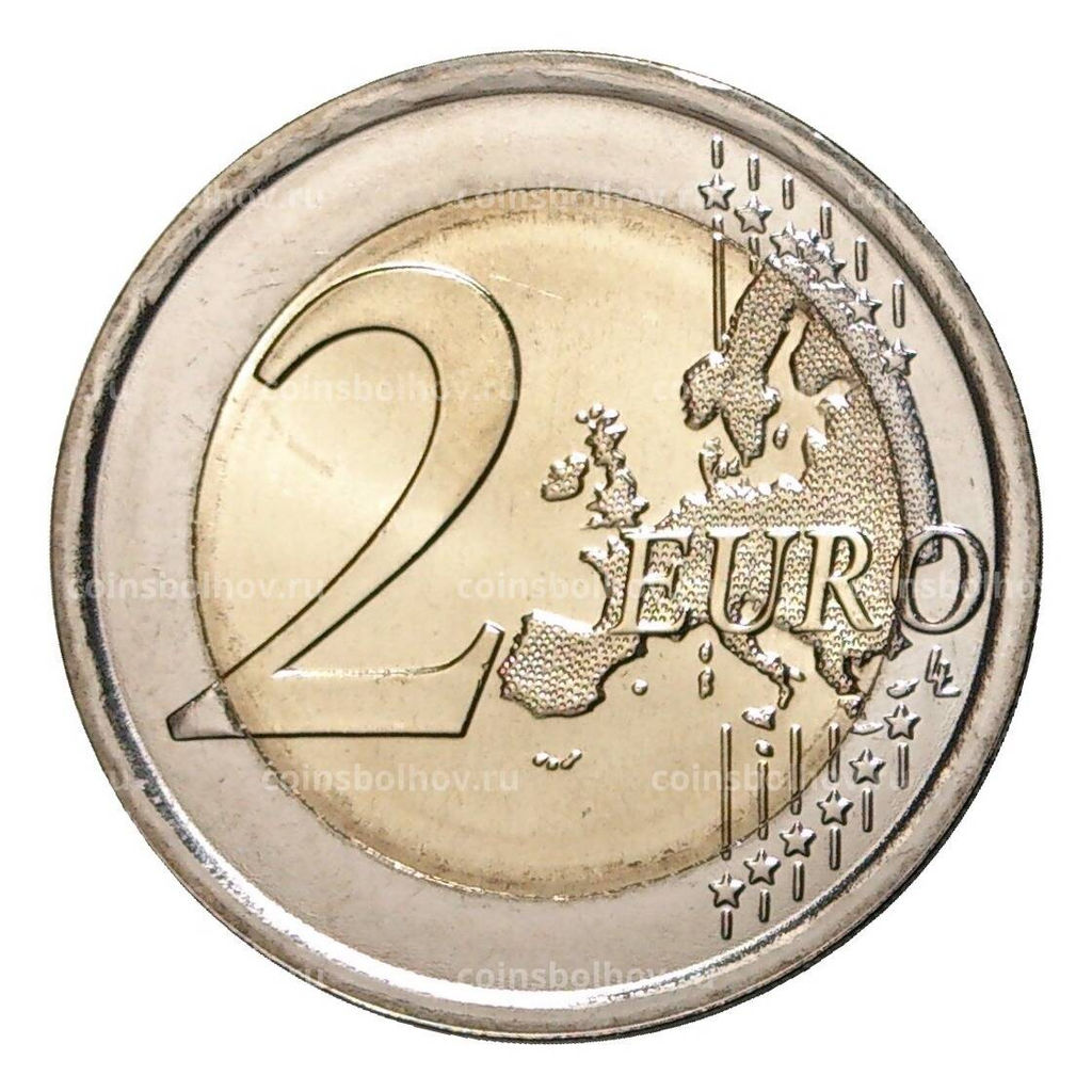 Монета 2 евро 2016 года 25 лет Словенской республике