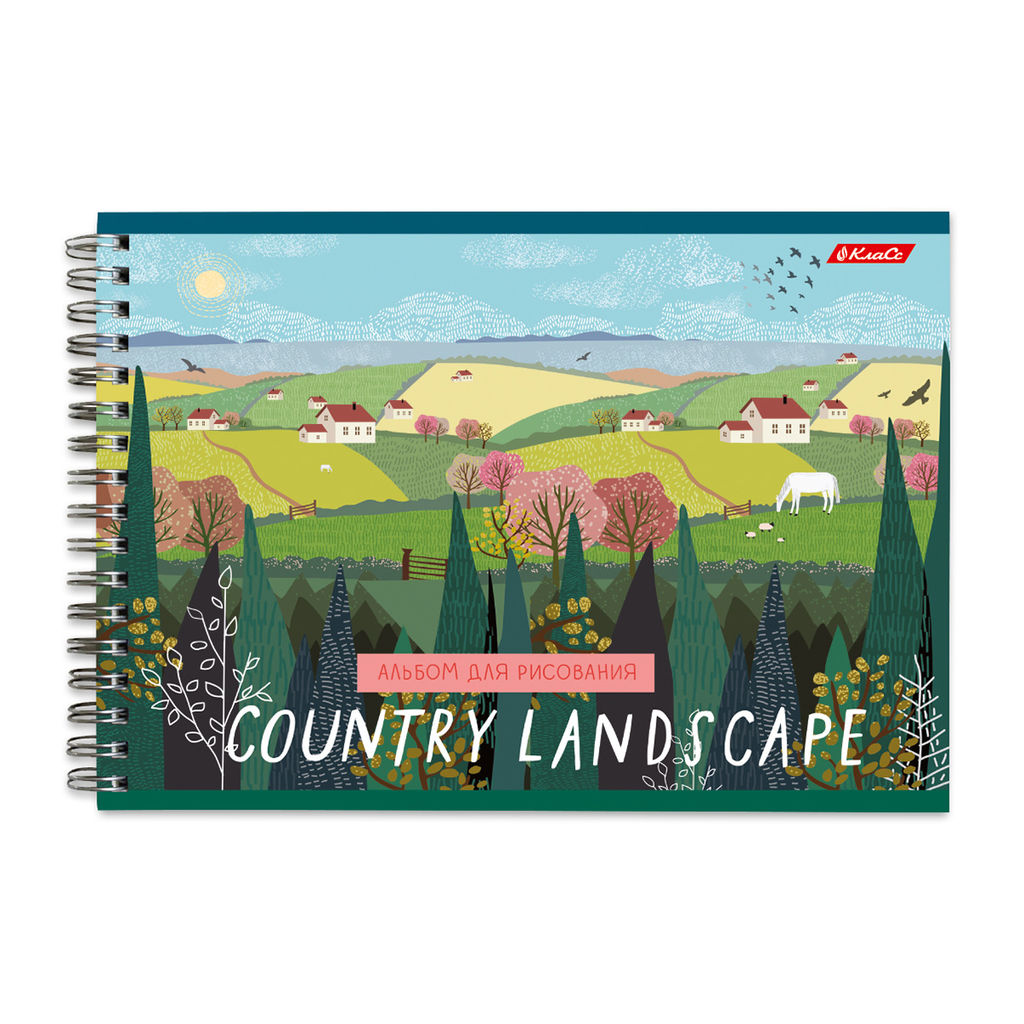 Светоч 48АЛГР4_2_3_9 Альбом для рисования, матовая ламинация, 100 г/м2 A4 29 х 20.5 см 48 л. 4 шт. на гребне 000277 Дивный мир