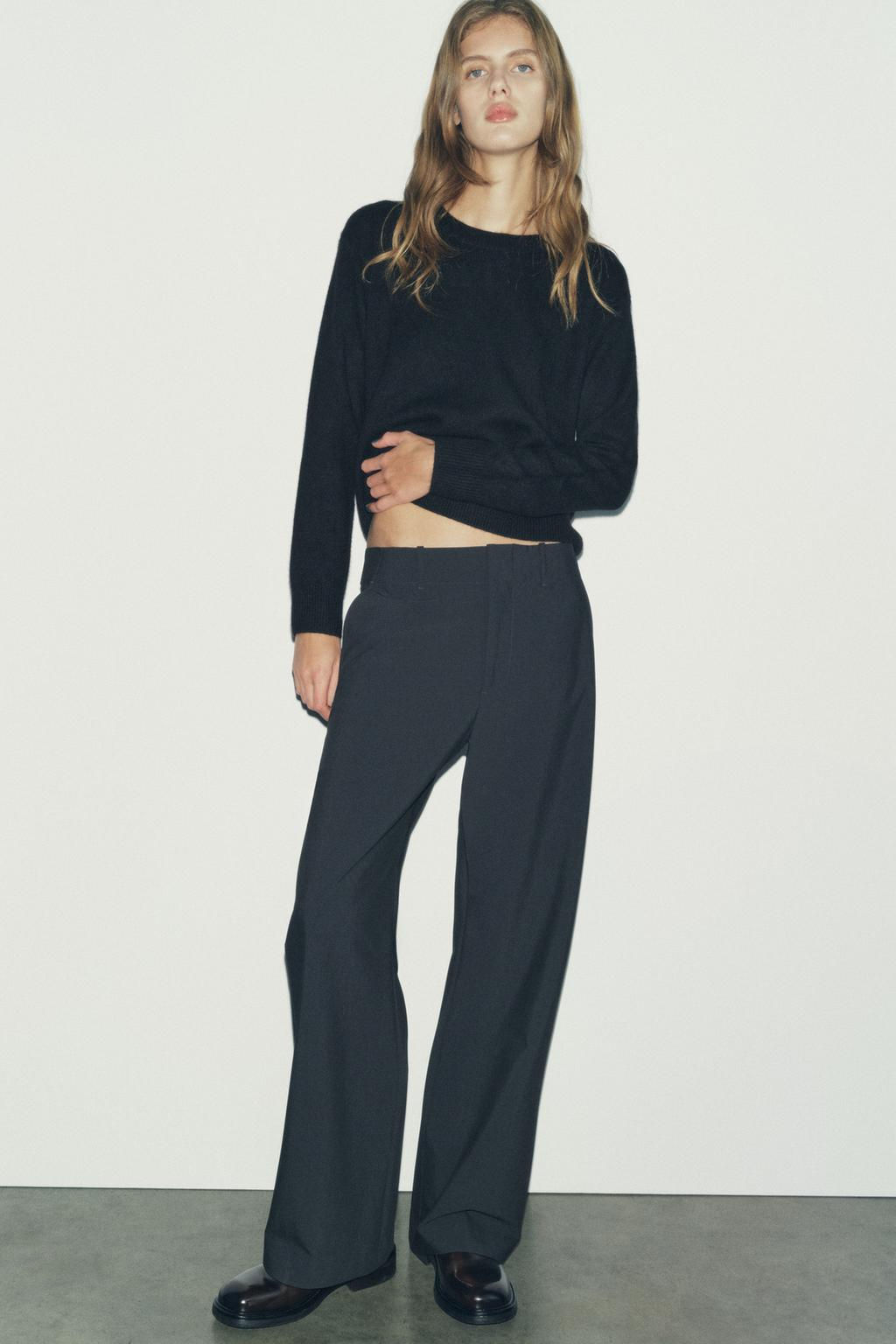 ZW COLLECTION STRAIGHT-FIT TROUSERS