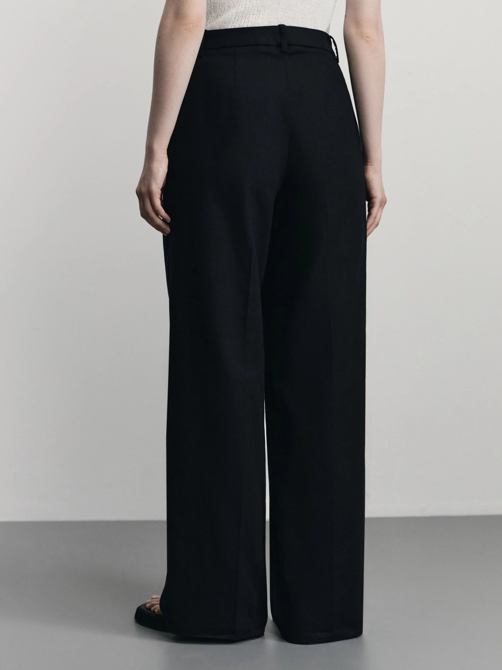 Брюки прямого кроя с содержанием льна / Zarina  фото 4