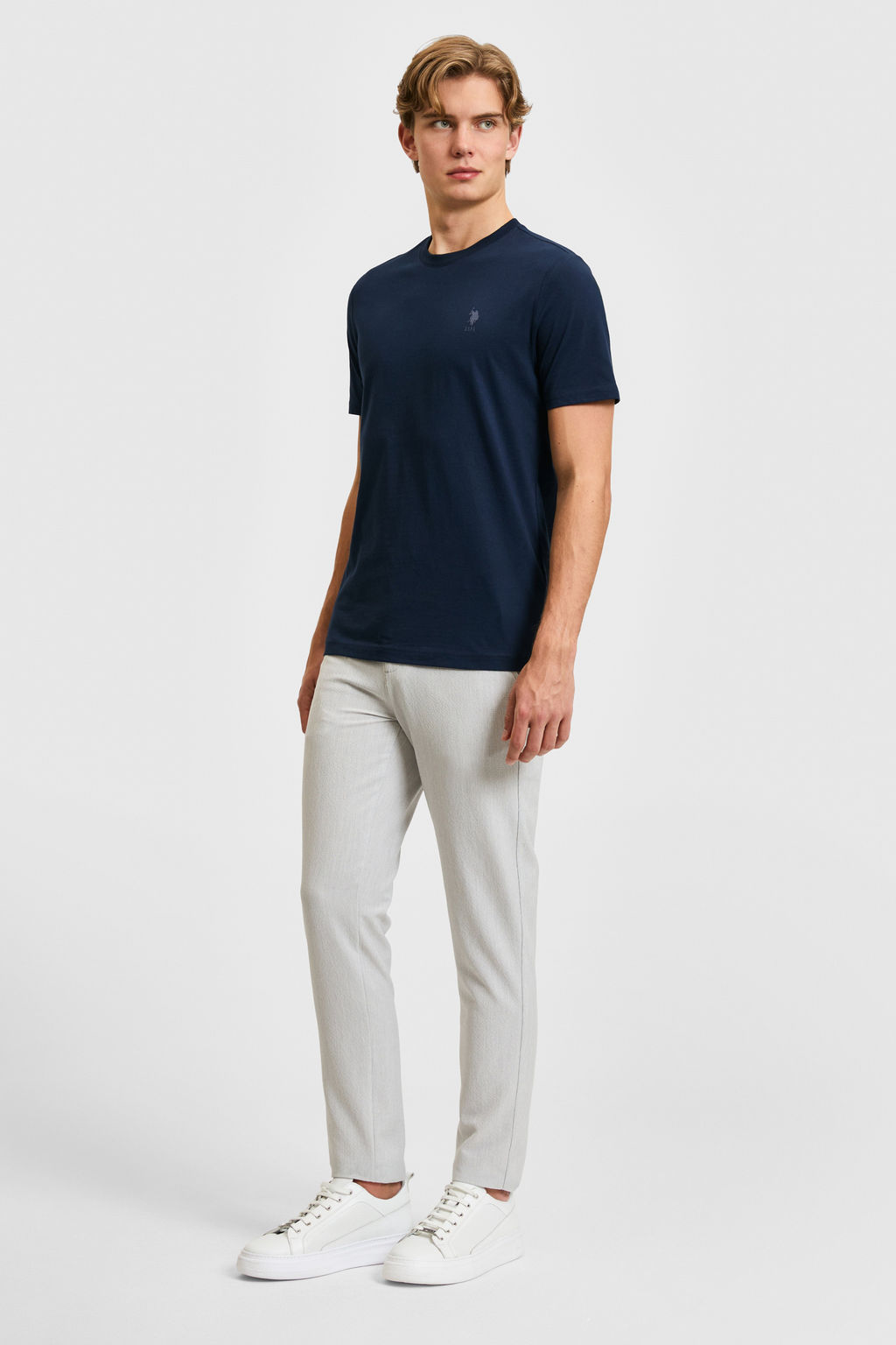 Erkek A__k Gri Kanvas Pantolon - U.s. polo assn фото 3