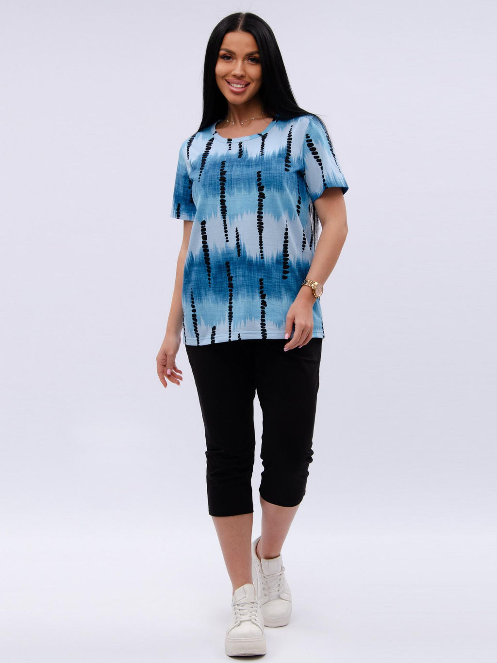 Костюм "Азалия 2" голубой, трикотаж