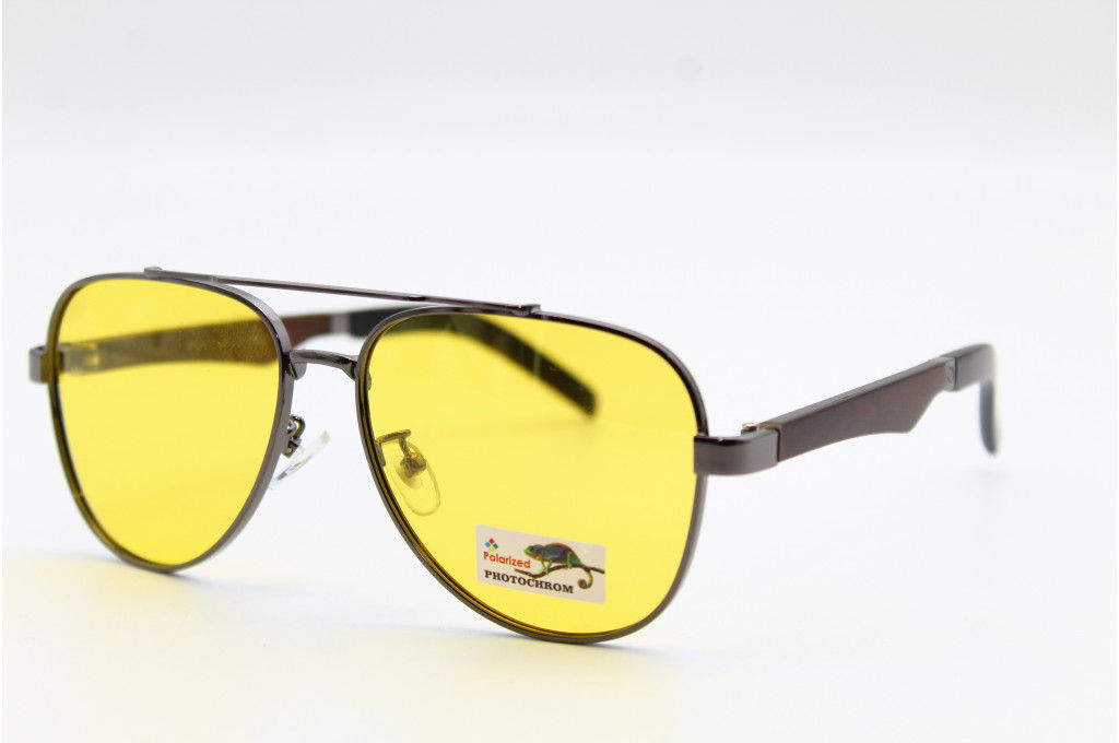 Солнцезащитные очки POMILED (Polarized) (хамелеон,пластик) 08814 58-20-140 С4-18 с мешочком