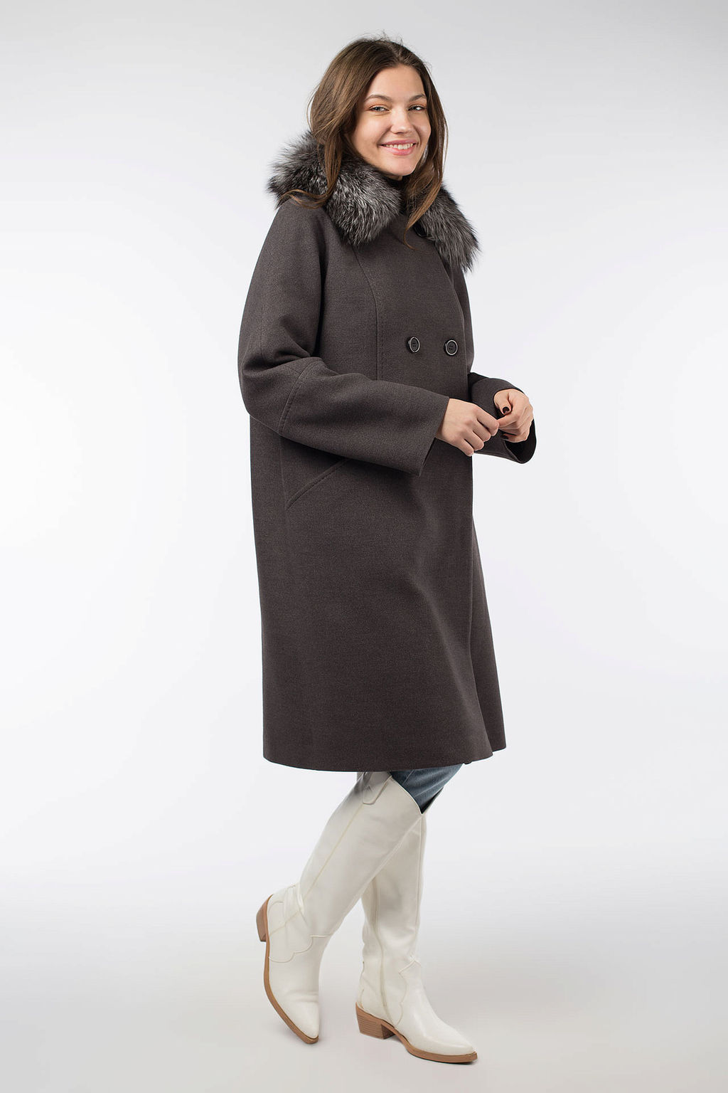 Пальто женское утепленное - Империя пальто фото 4