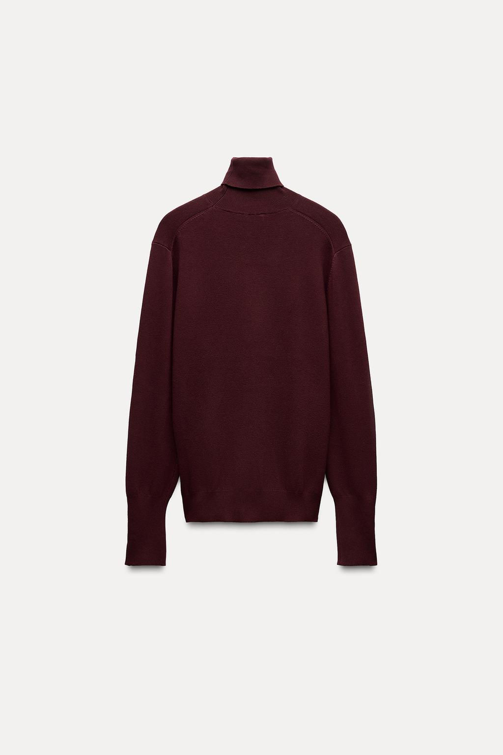 PLAIN KNIT SWEATER WITH BUTTONS - Zara фото 19