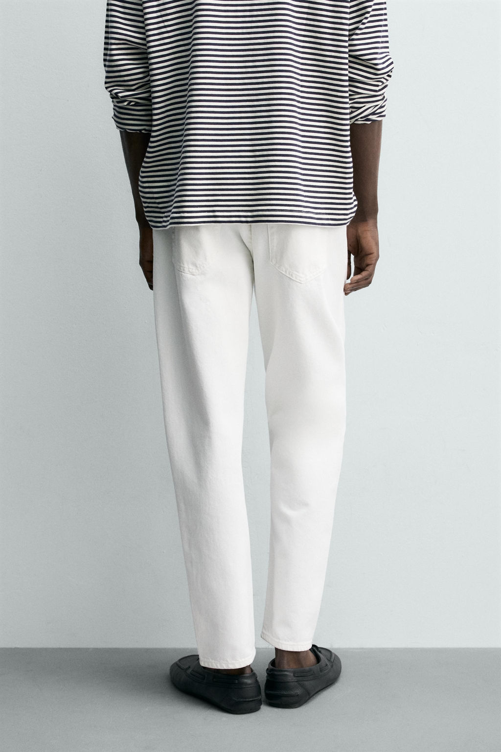 JEANS SLIM TAPERED FIT / Blanco - Zara фото 3