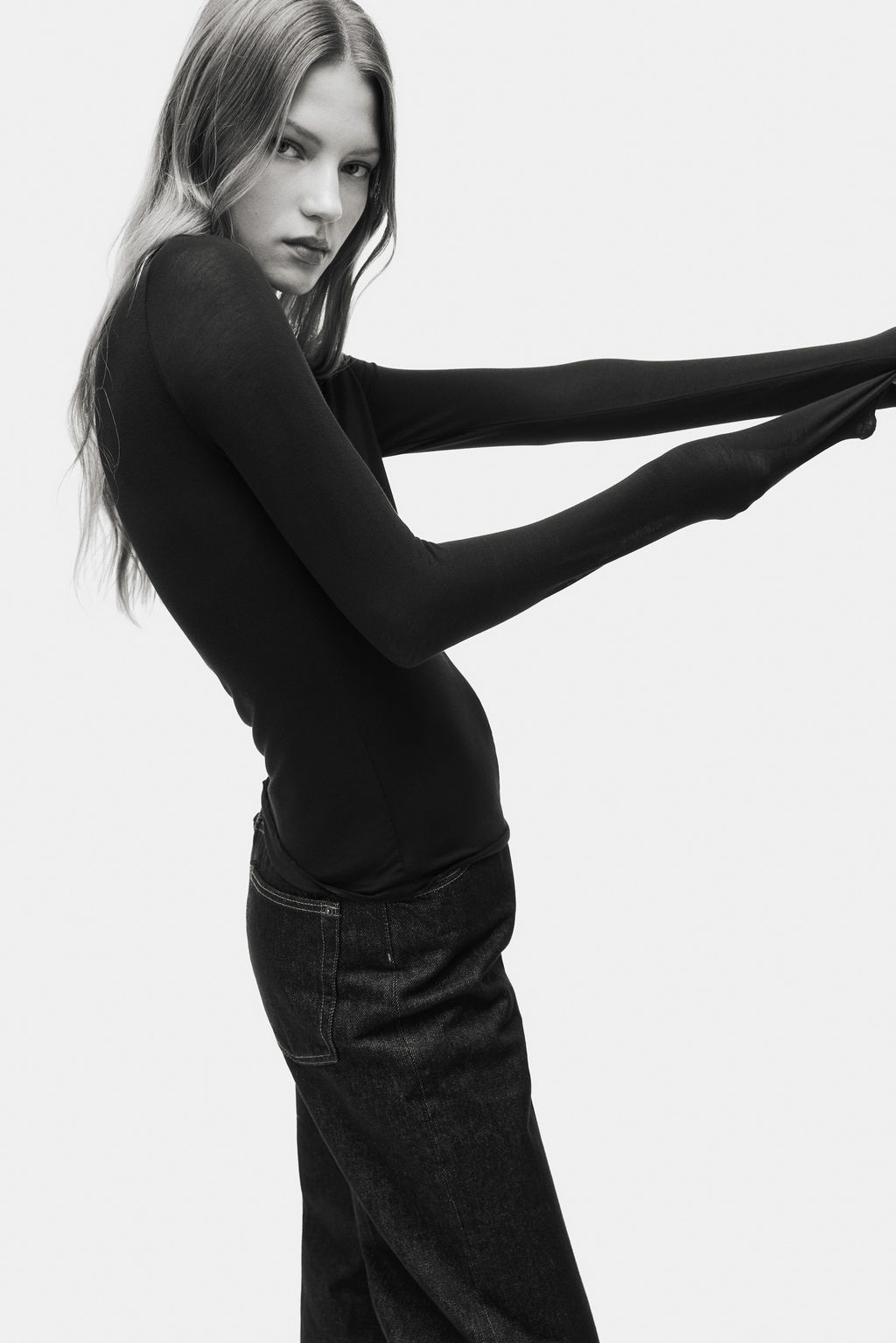 Top con cuello perkins - H&m фото 8
