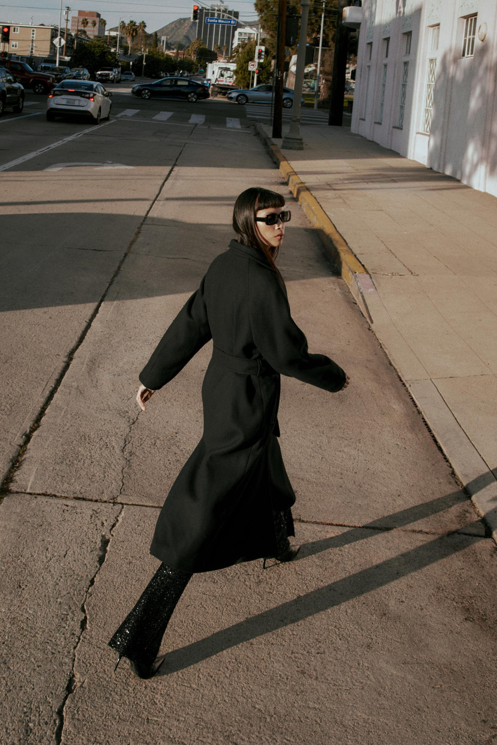 LONG WOOL COAT WITH HIGH NECK - Zara фото 6