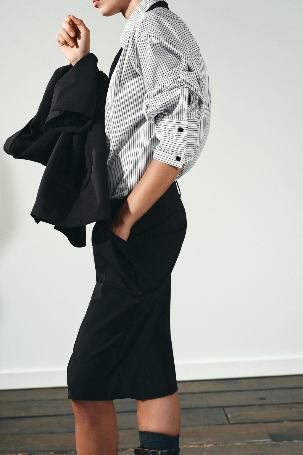 PLEATED LONG BERMUDA SHORTS - Zara фото 4