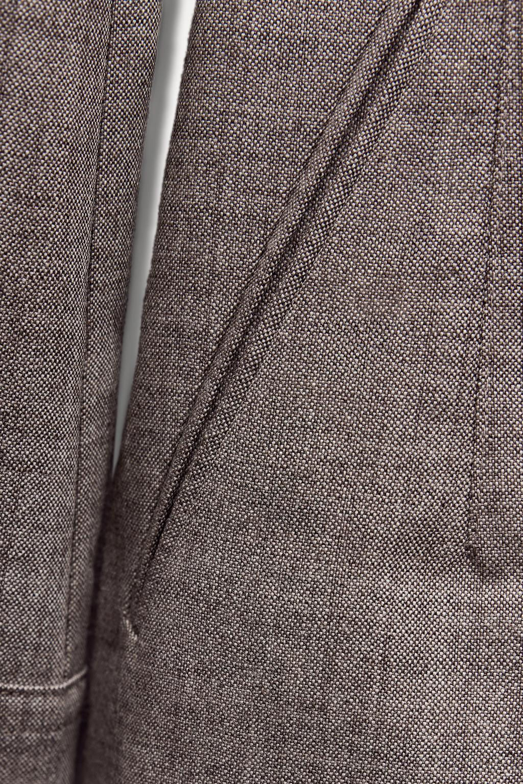 ZW COLLECTION 100% WOOL BELTED BLAZER - Zara фото 8