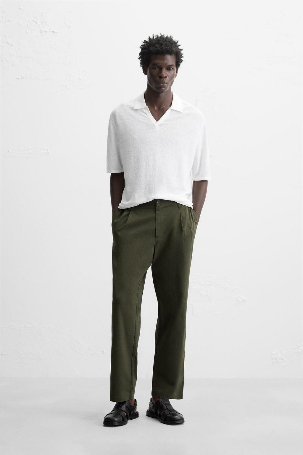 LIGHTWEIGHT RELAXED FIT TROUSERS