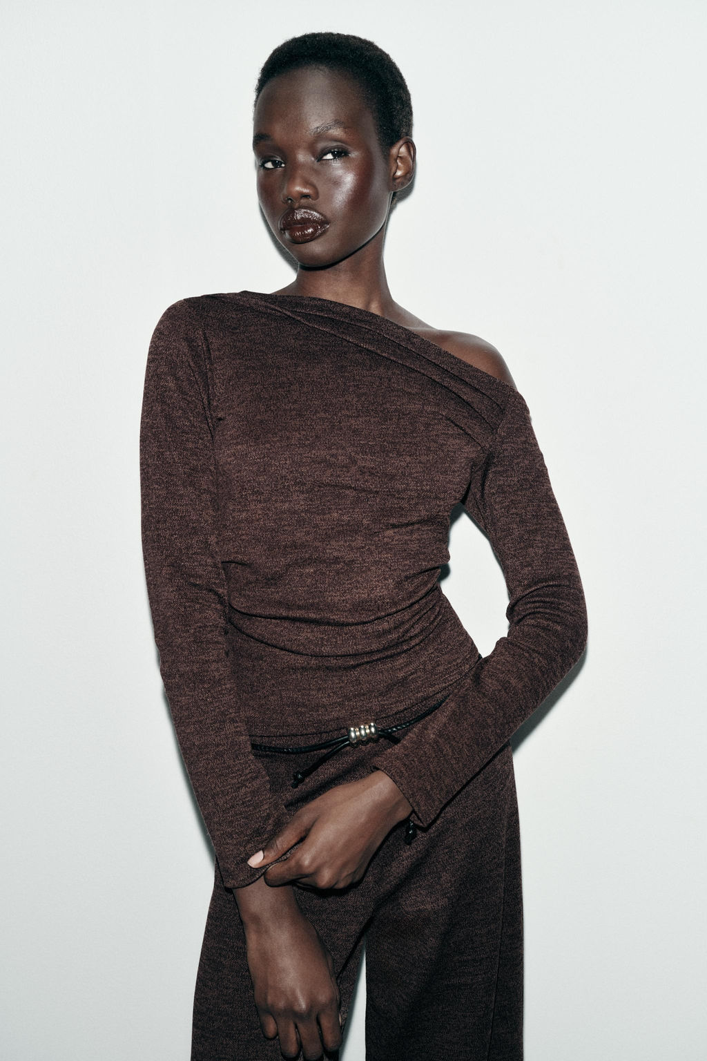 ASYMMETRIC PIQU_ TOP - Zara фото 11