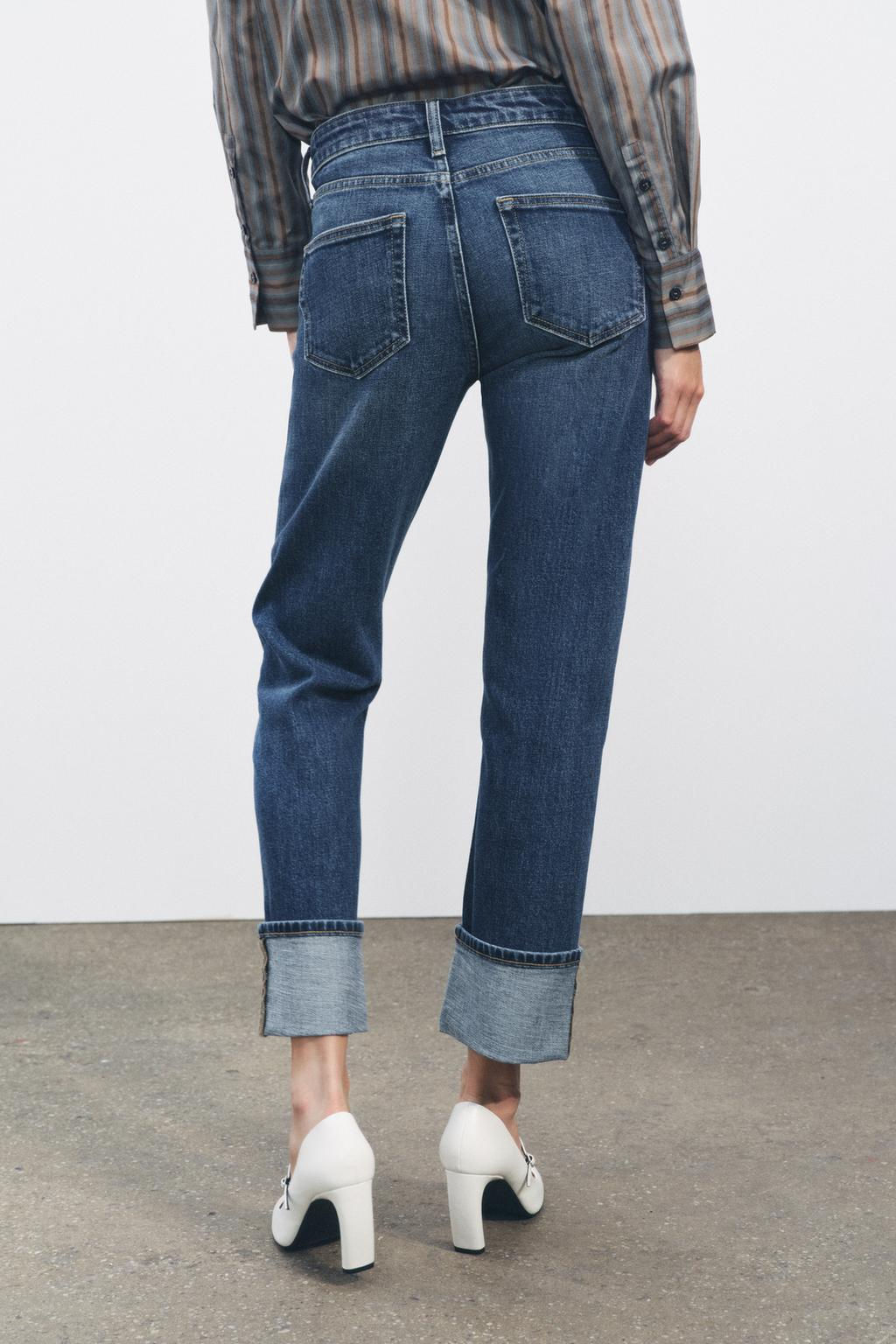 ZW COLLECTION SLIM MID-WAIST JEANS - Zara фото 25