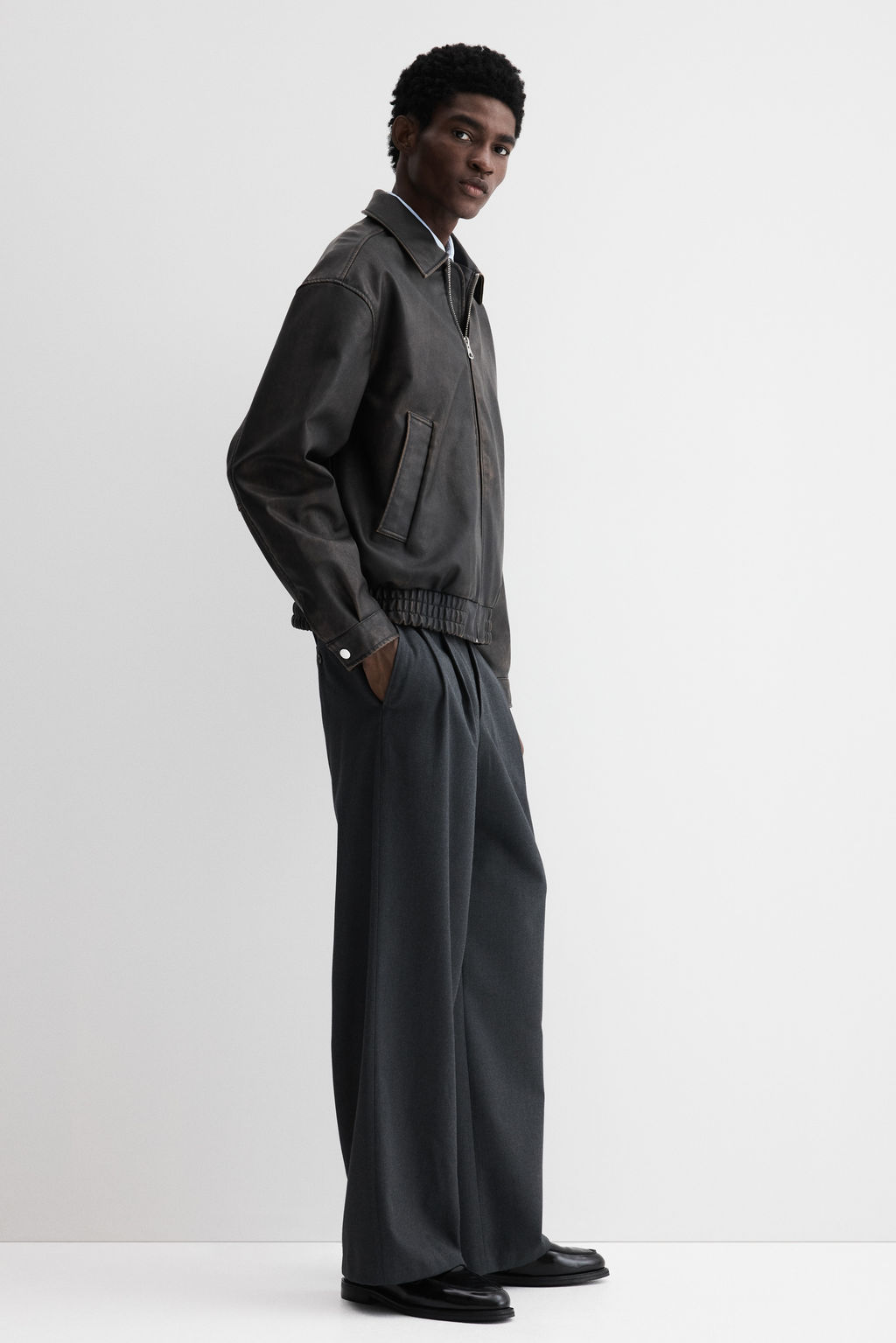 Cazadora efecto lavado Loose Fit - H&m фото 7