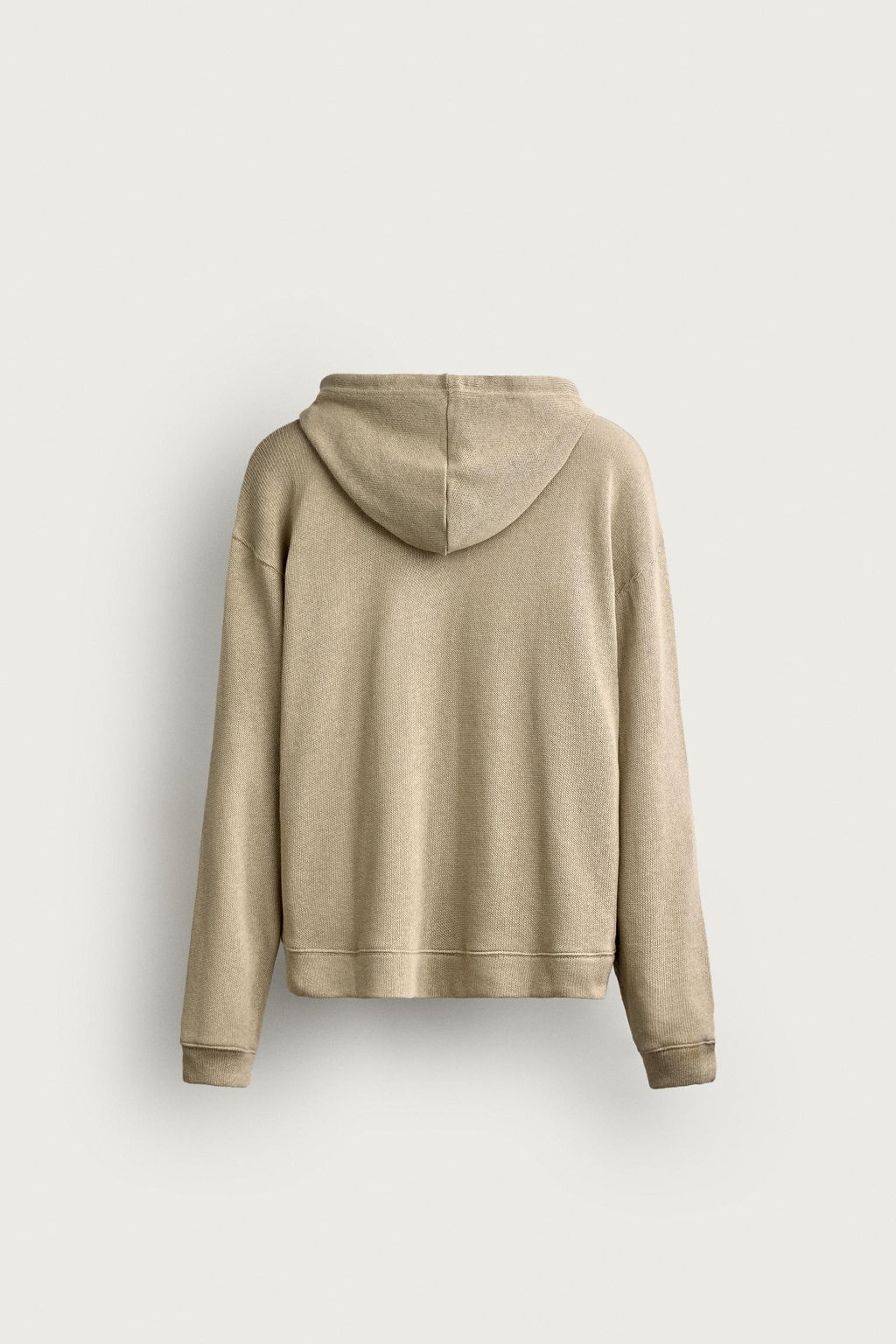 SUDADERA PUNTO RELAXED FIT CAPUCHA / Leopardo - Zara фото 8