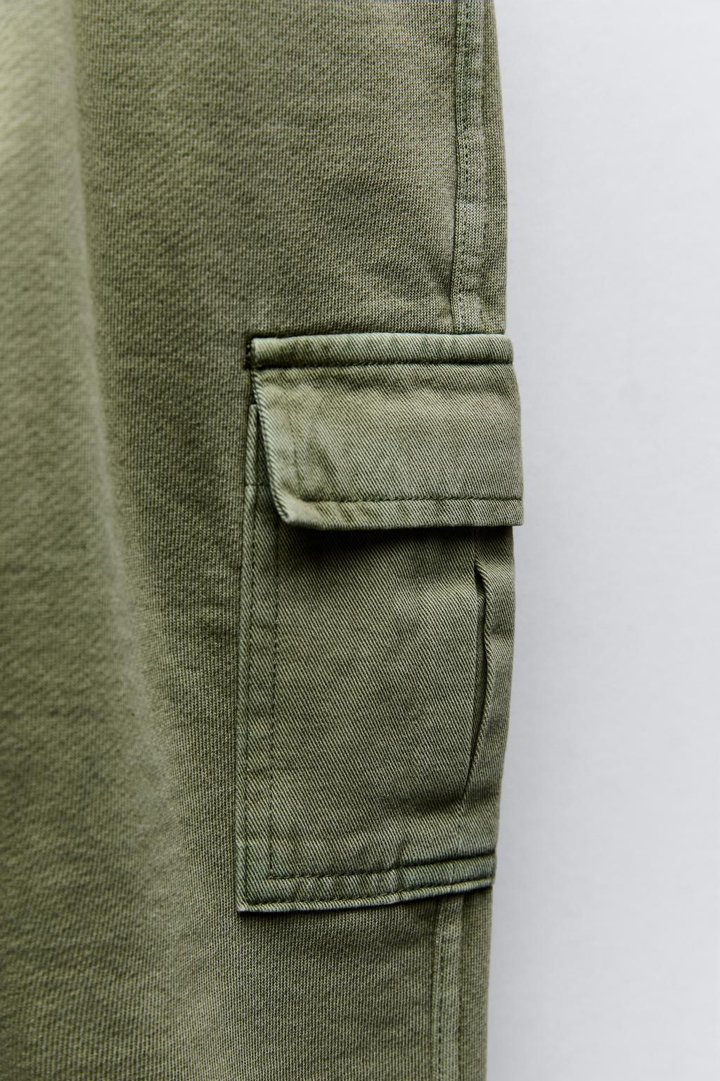 PLUSH CARGO TROUSERS - Zara фото 4