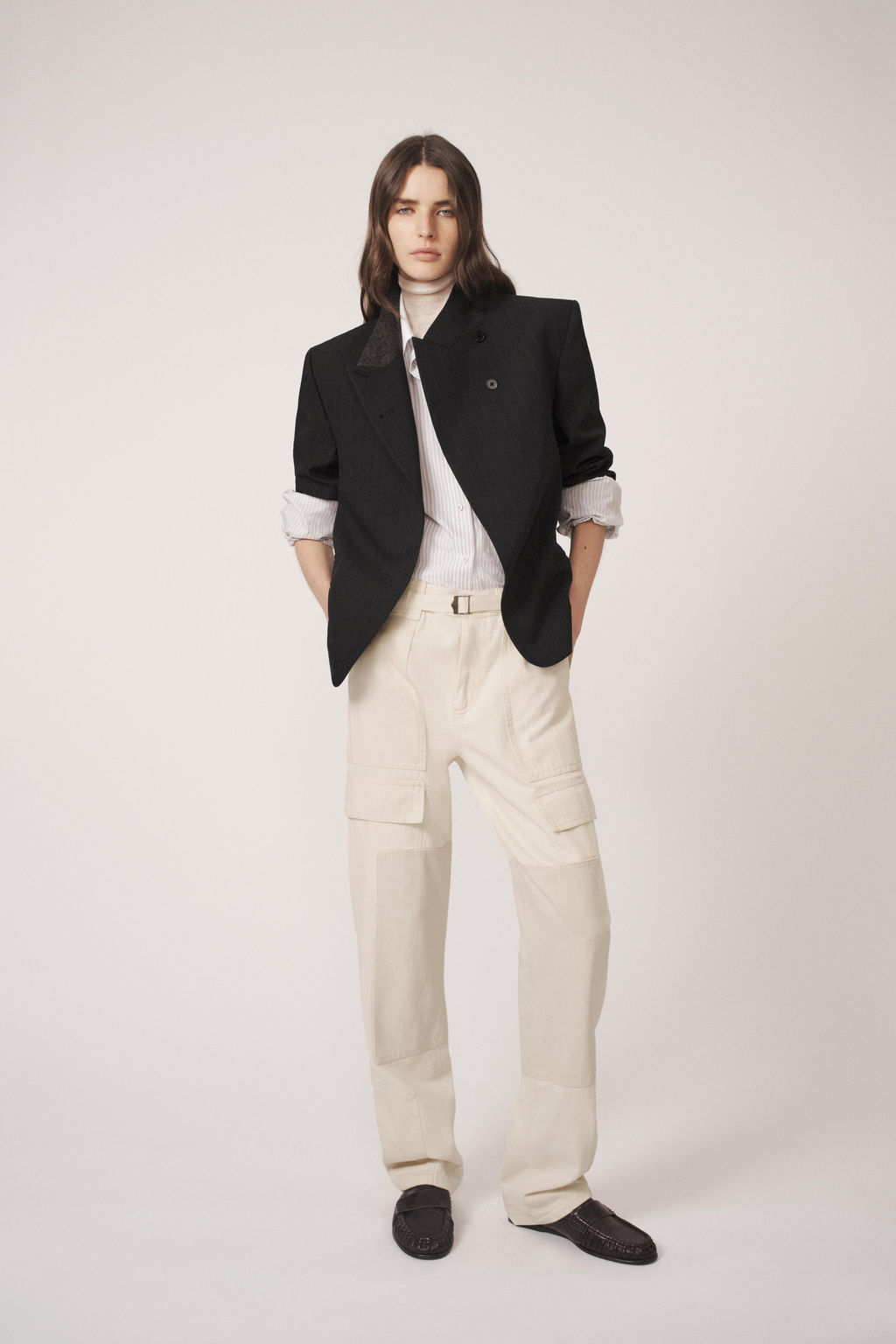 PANTAL?N PATCHWORK - THE ITEM ZARA WOMAN / Crudo  фото 3