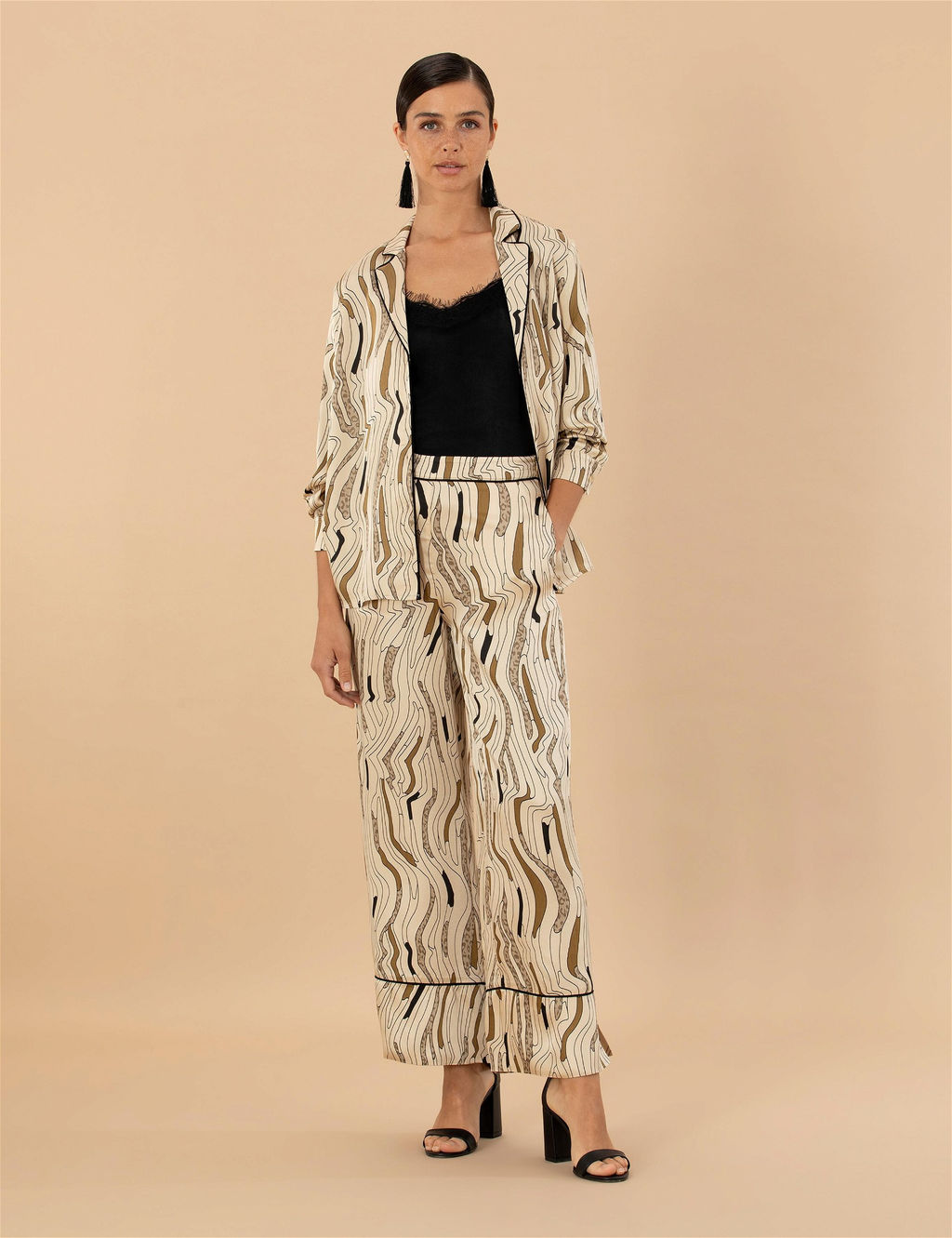 Krem Regular Fit Uzun Kollu Saten G_mlek - Pierre cardin фото 4