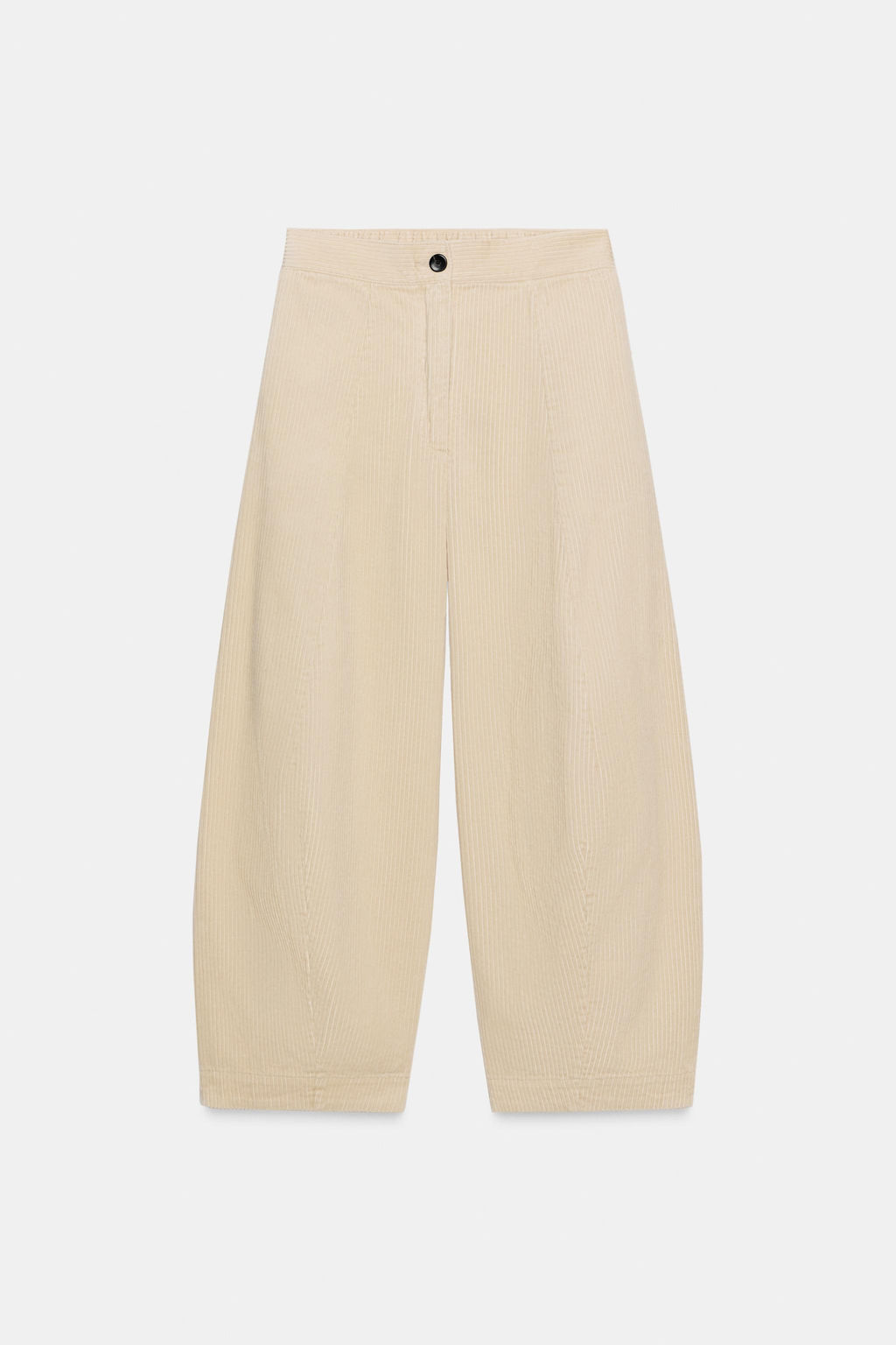 ZW COLLECTION BARREL CORDUROY TROUSERS - Zara фото 4