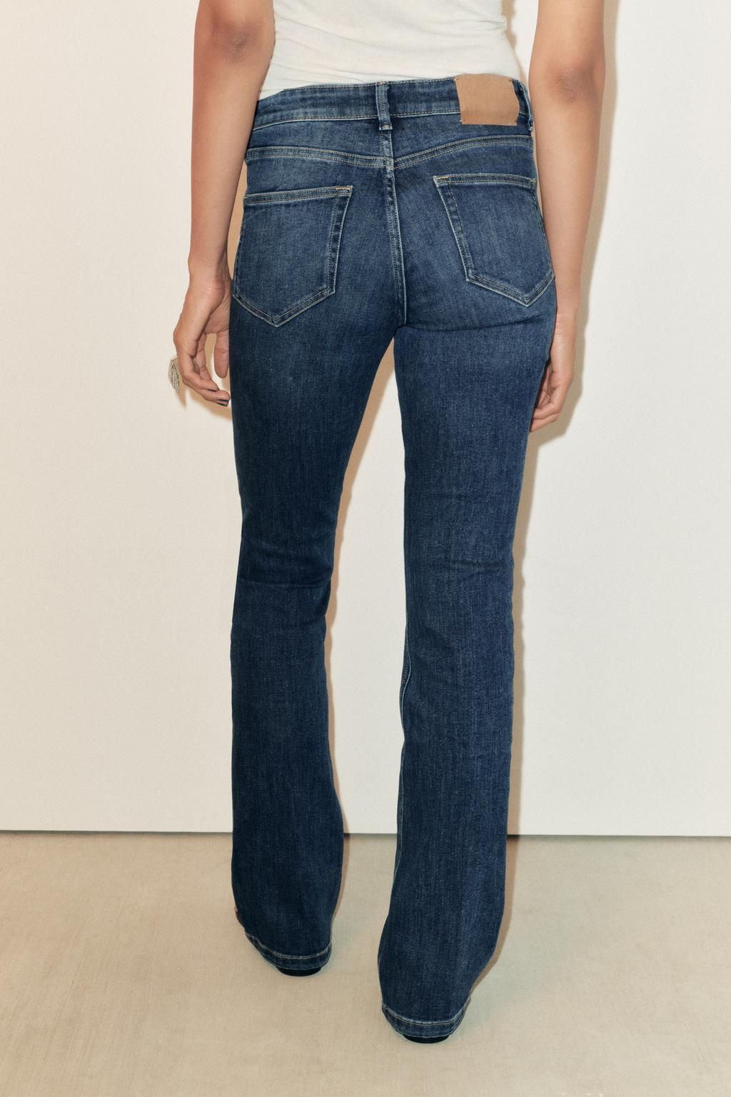 ZW COLLECTION BOOTCUT MID-WAIST CONTOUR JEANS - Zara фото 15
