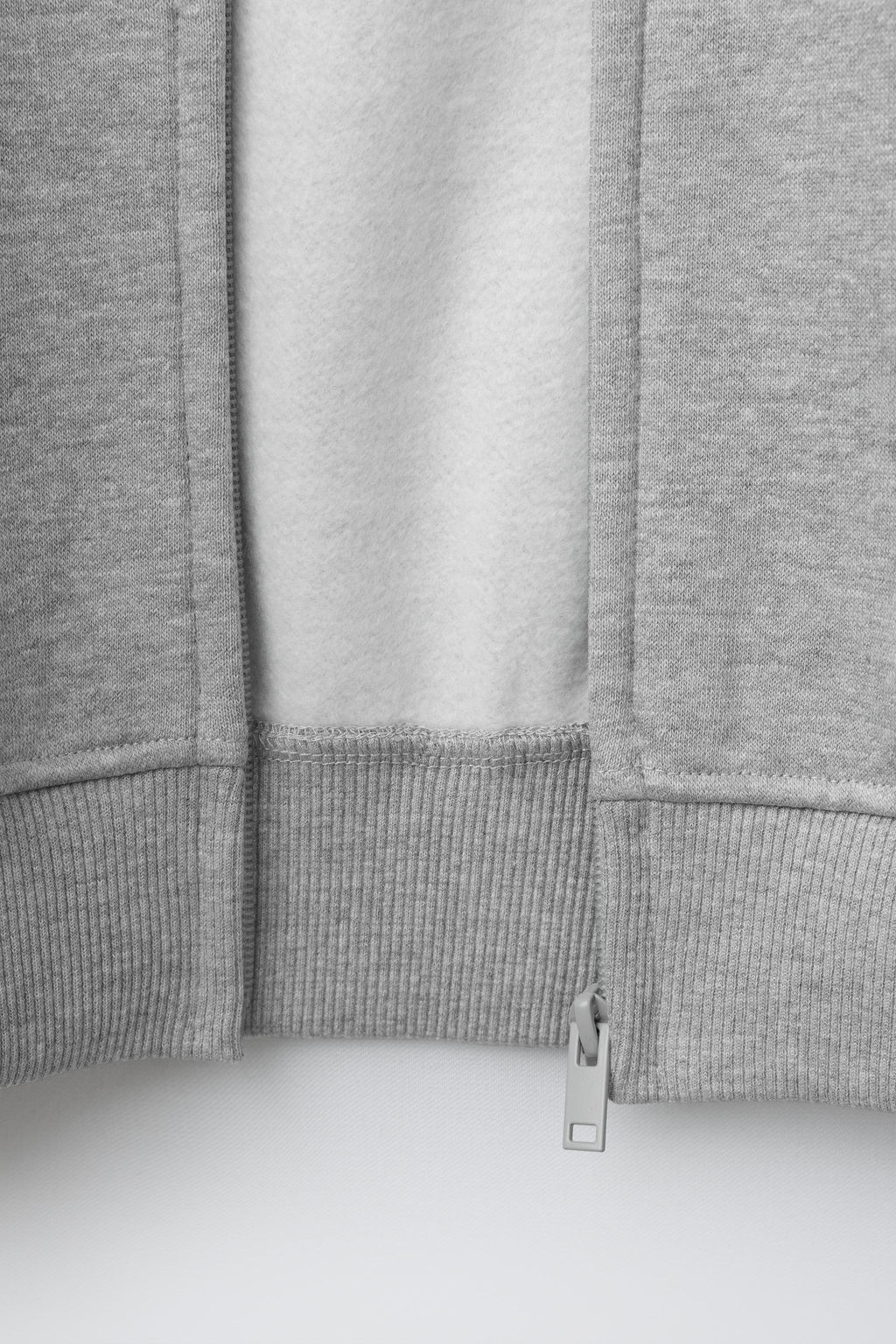 SUDADERA CREMALLERA CAPUCHA / Gris vigor? - Zara фото 4