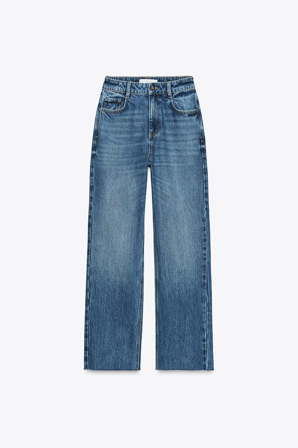 Z.02 STRAIGHT HIGH-WAIST ANKLE JEANS - Zara фото 7