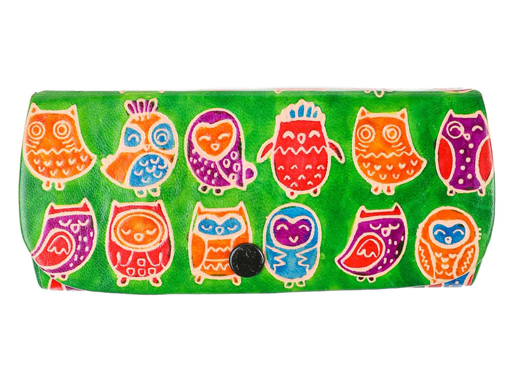 Футляр для очков натуральная кожа № 018/55