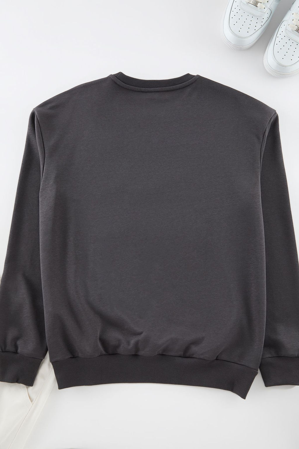 TRENDYOL MAN Yesil Oversize/Genis Kesim Kabartma Yaz? Bask?l? Sweatshirt TMNAW25SW00048 - Trendyolmilla фото 8