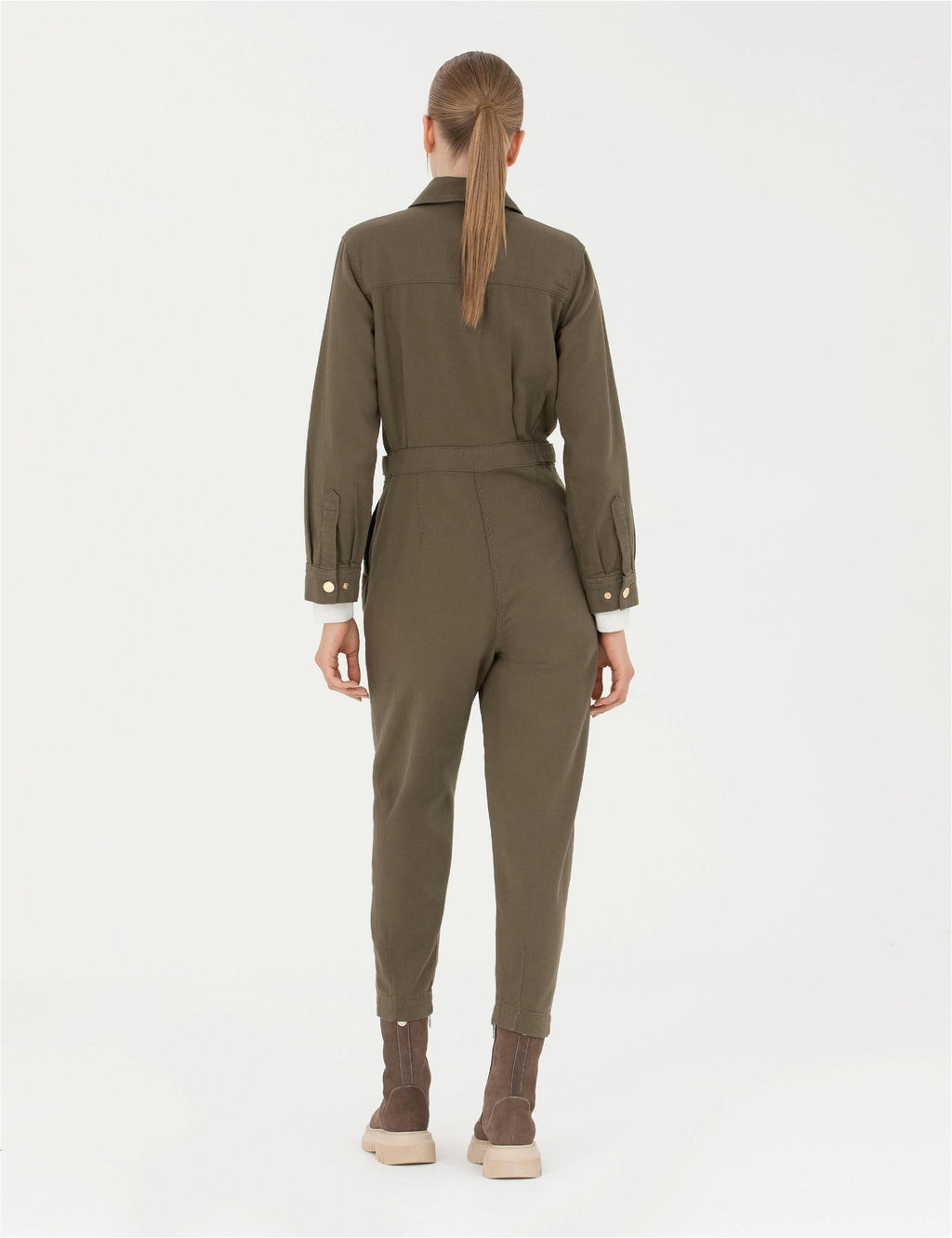 Kahverengi Dokuma Tulum - Pierre cardin фото 5