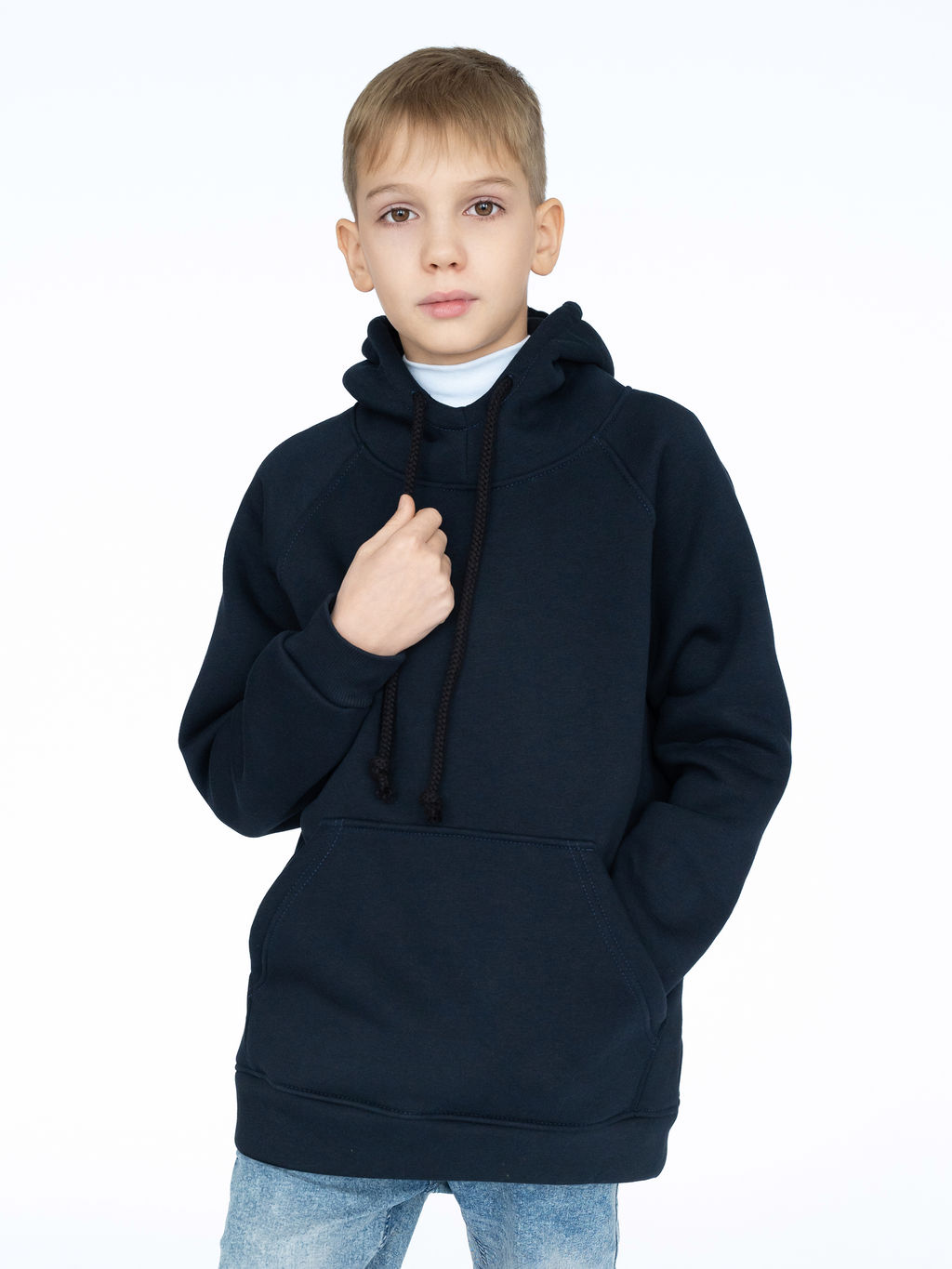 Толстовка детская темносиняя