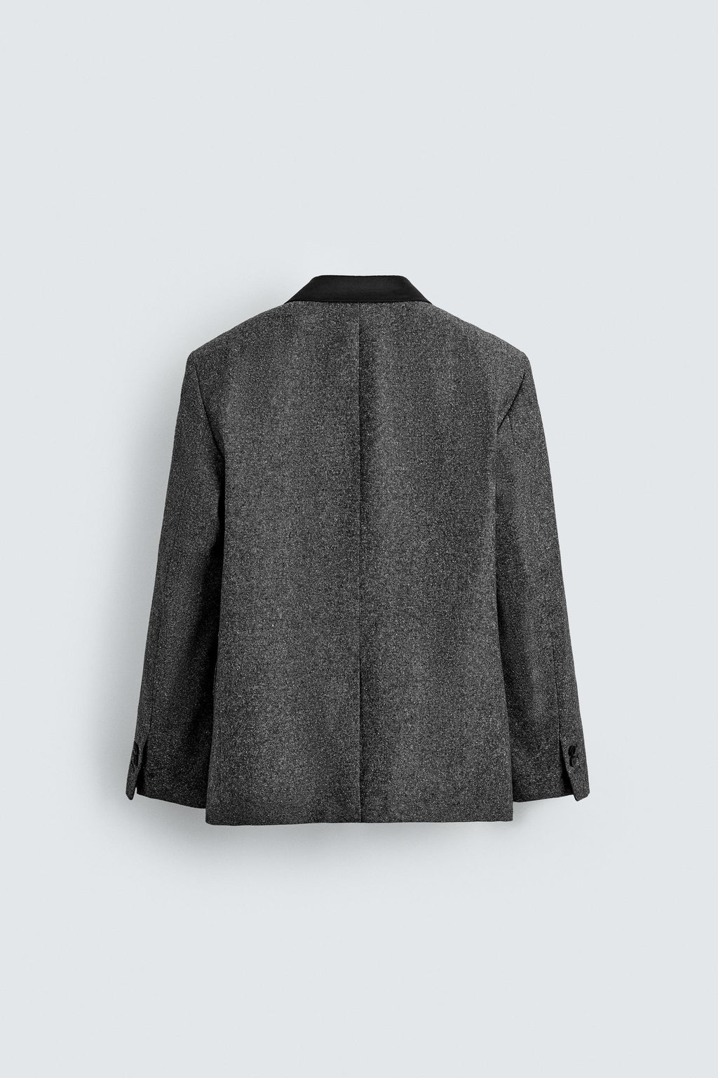 CONTRAST TEXTURED DOUBLE-BREASTED BLAZER - Zara фото 7