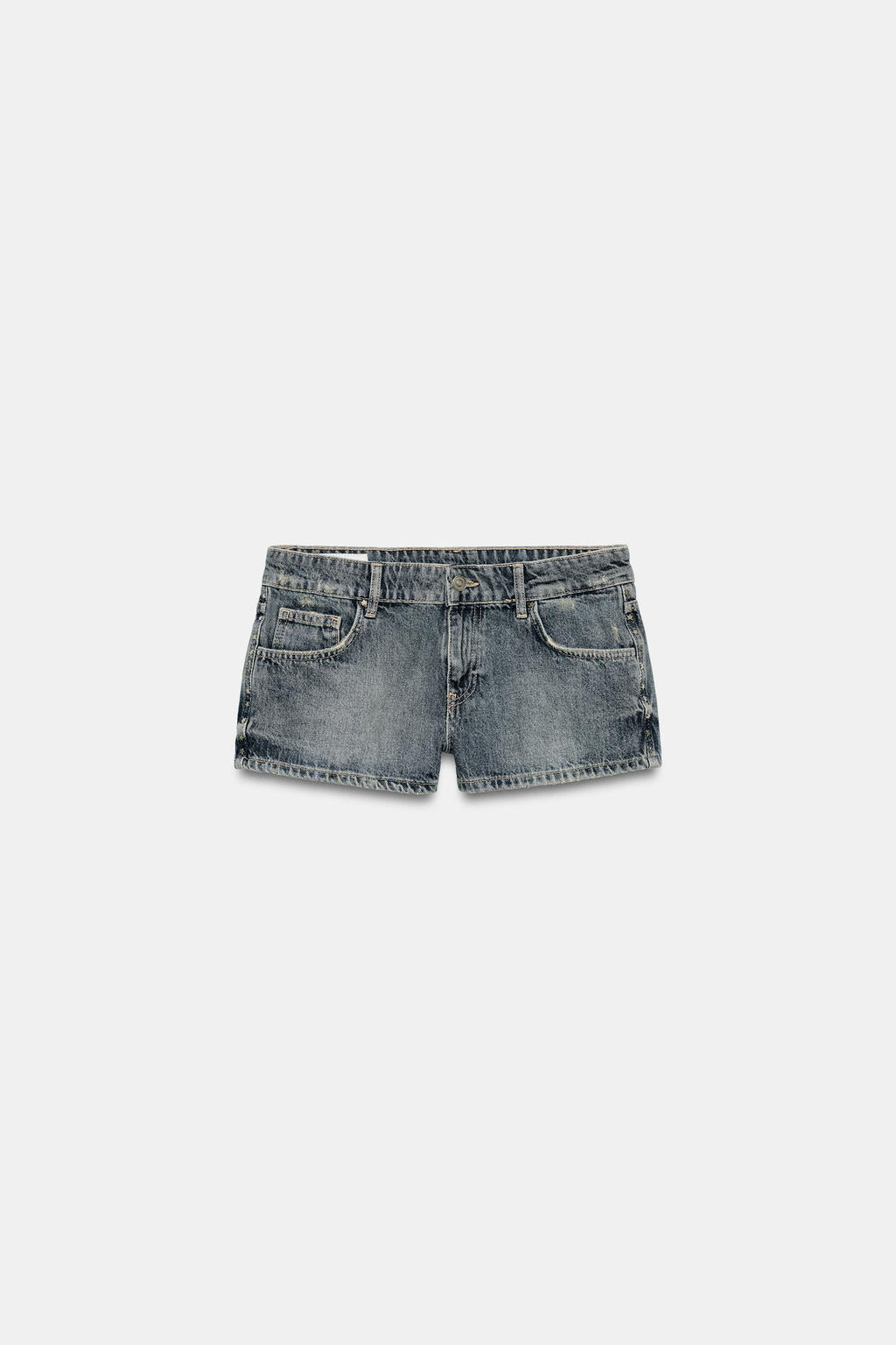 SHORTS MINI DENIM TRF TACHAS / Marino - Zara фото 6