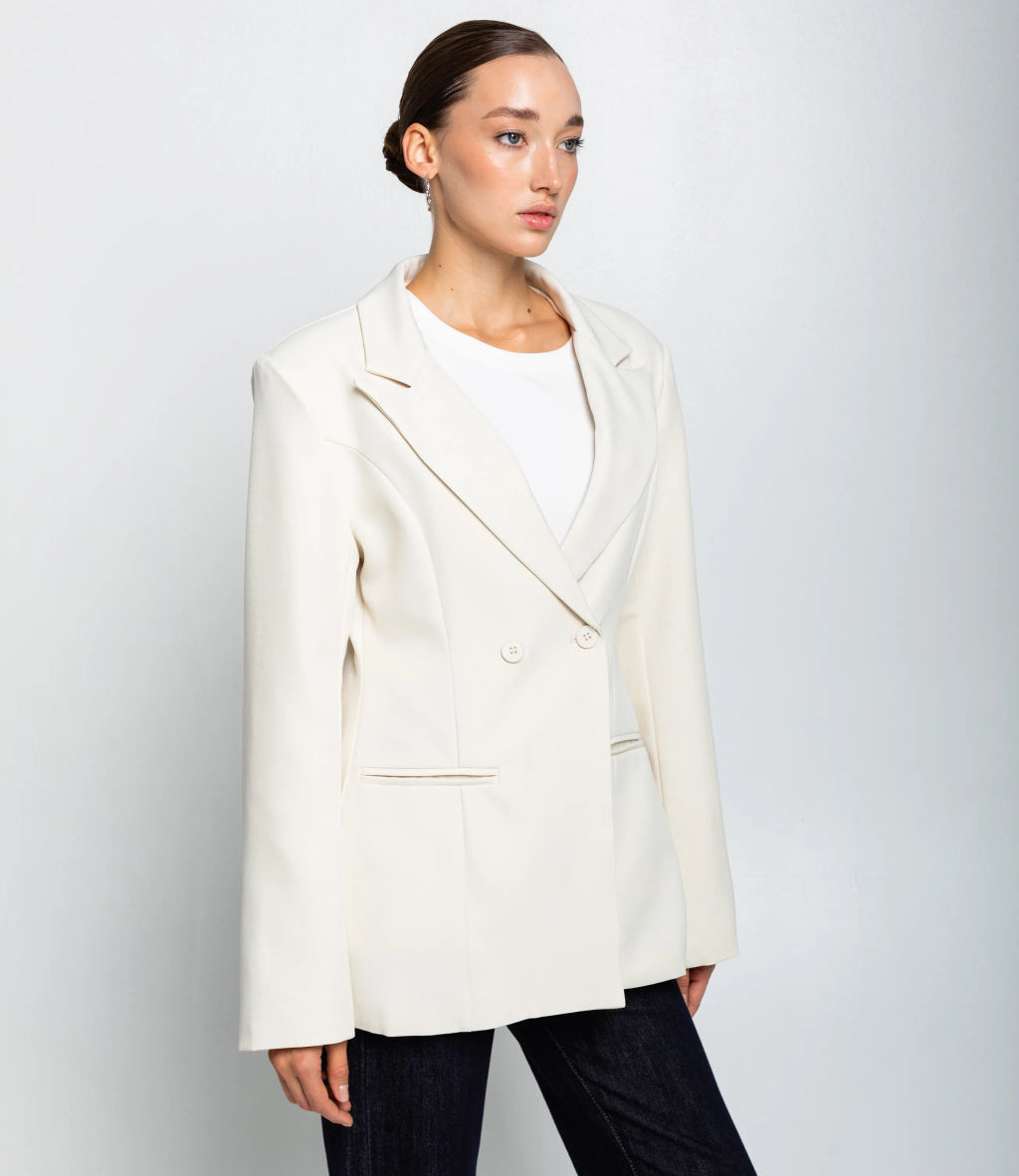 Жакет #КТ20723, кремовый