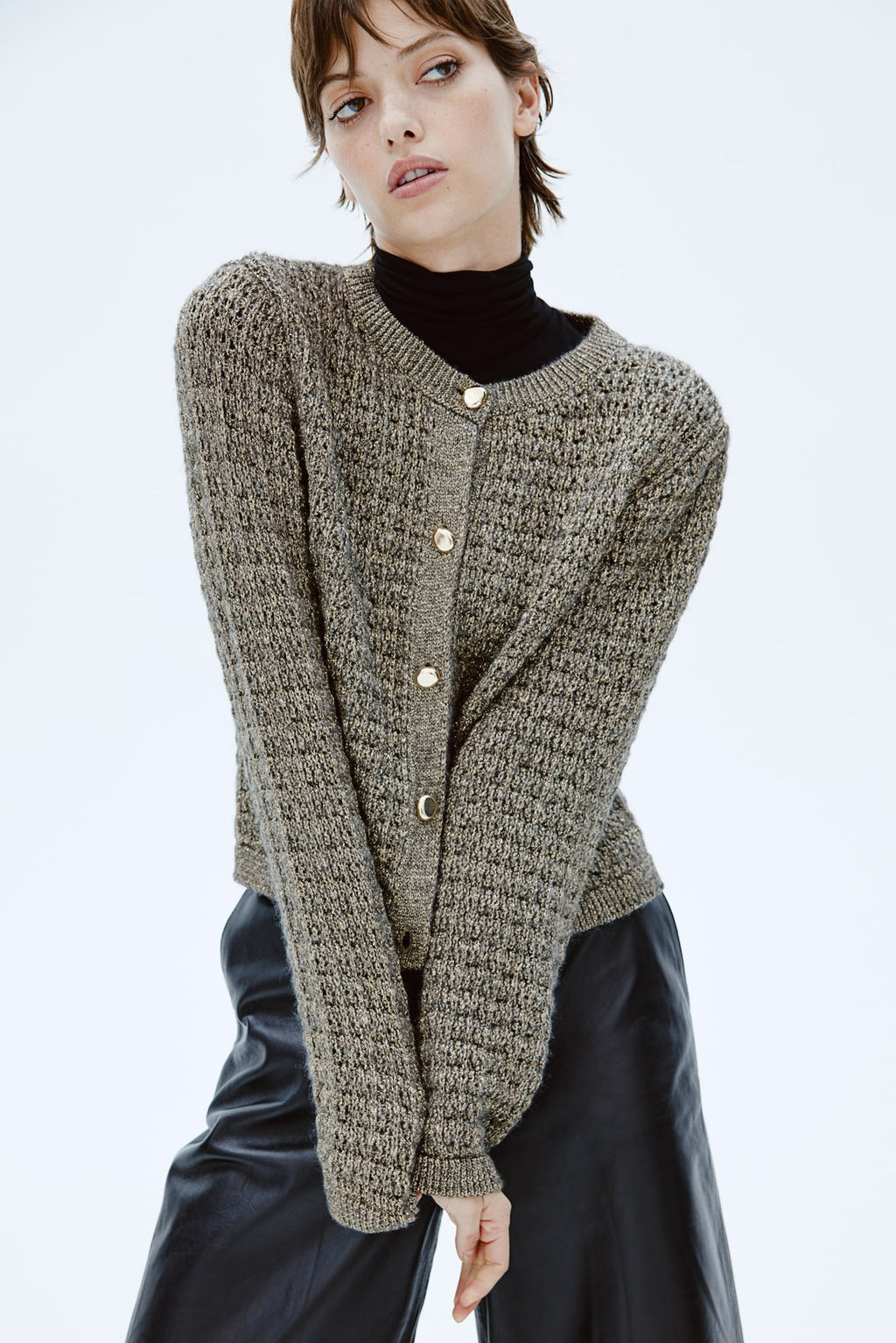Cardigan brillante
